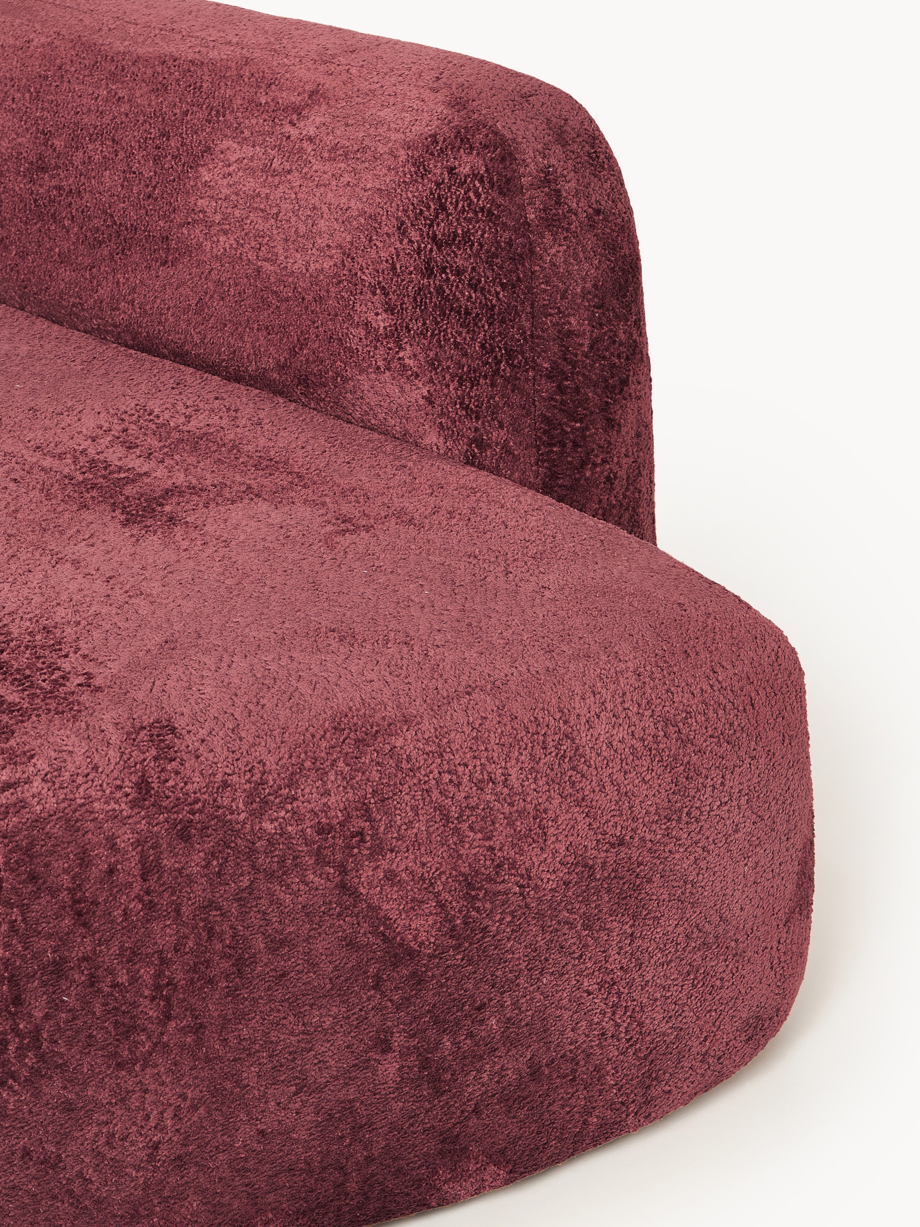 Wolke Modular Teddy Bouclé Corner Sofa (4-seater) with Chaise End