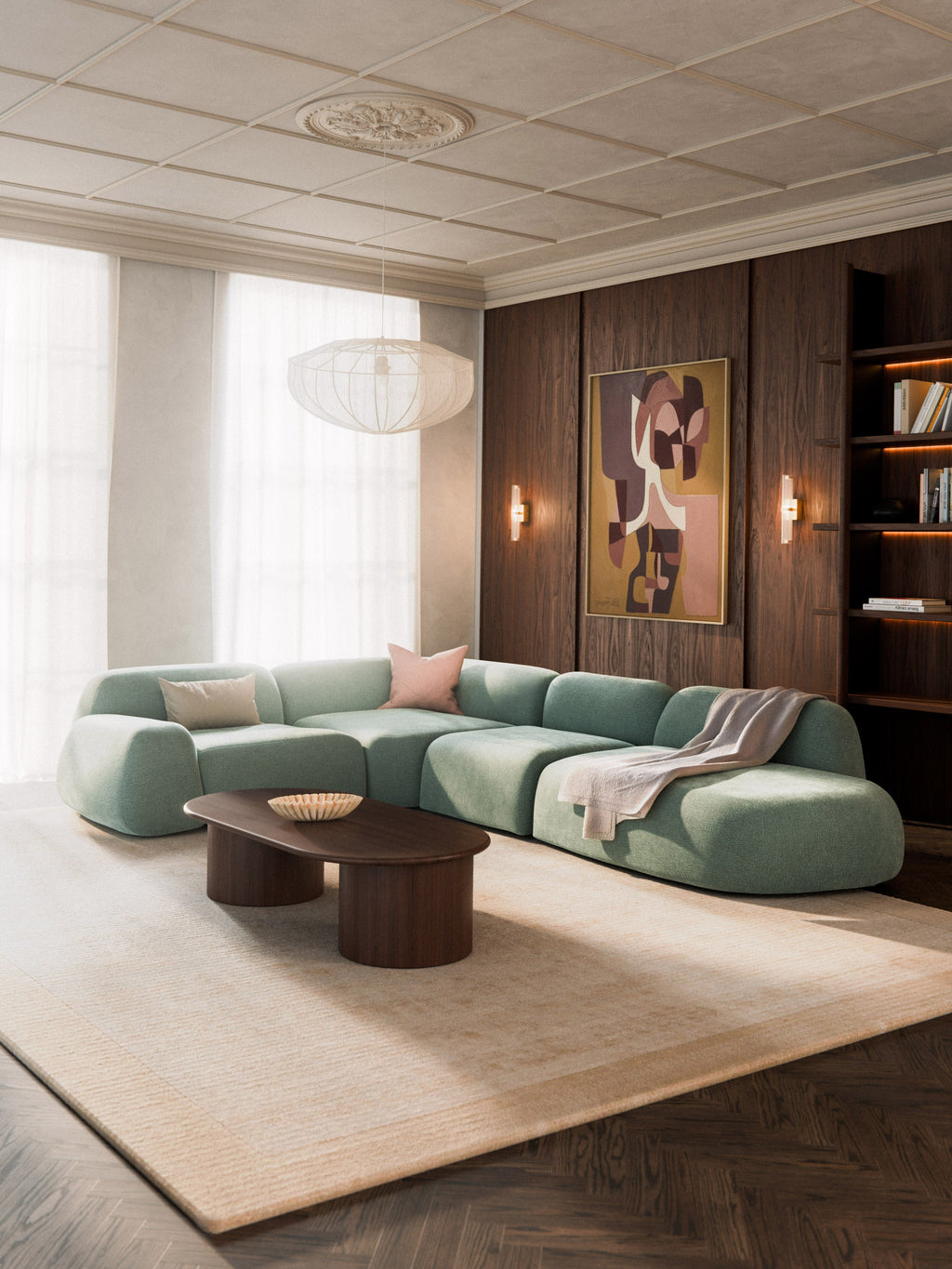 Wolke XL Modular Corner Sofa with Chaise End