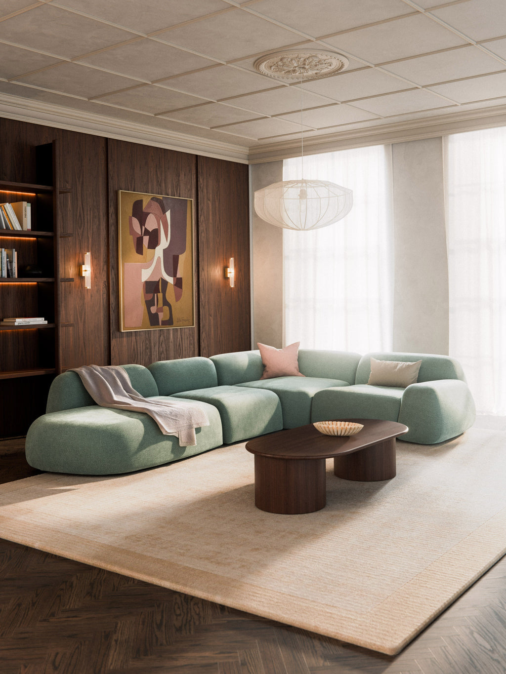 Wolke XL Modular Corner Sofa with Chaise End