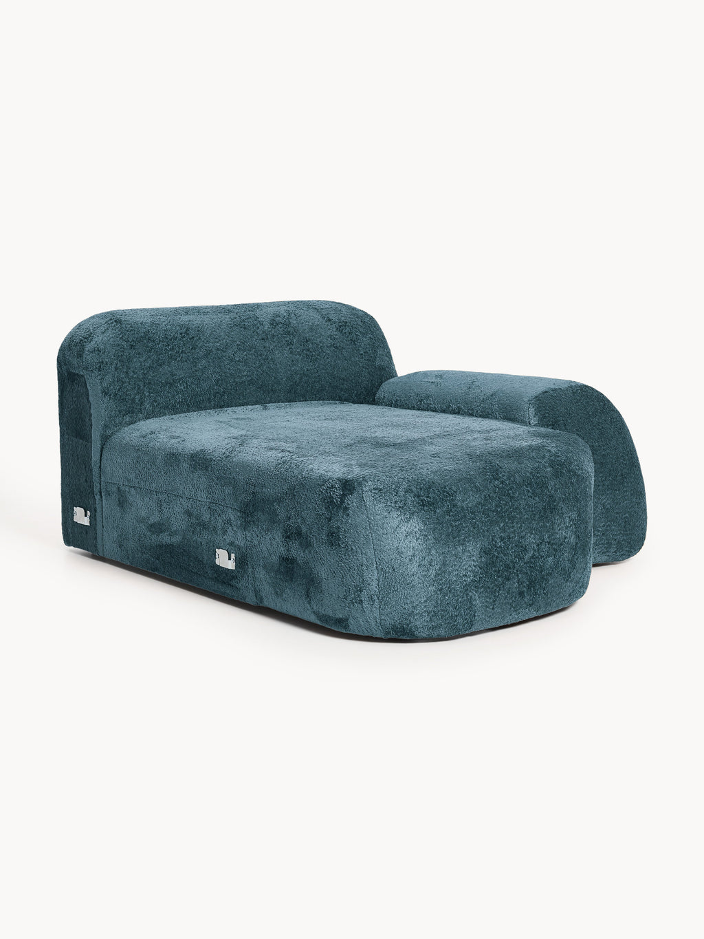 Wolke Teddy Bouclé Chaise Corner Module