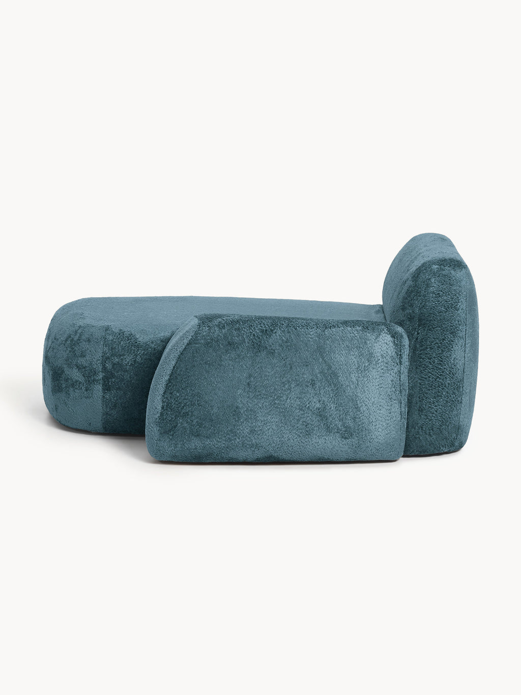 Wolke Teddy Bouclé Chaise Corner Module