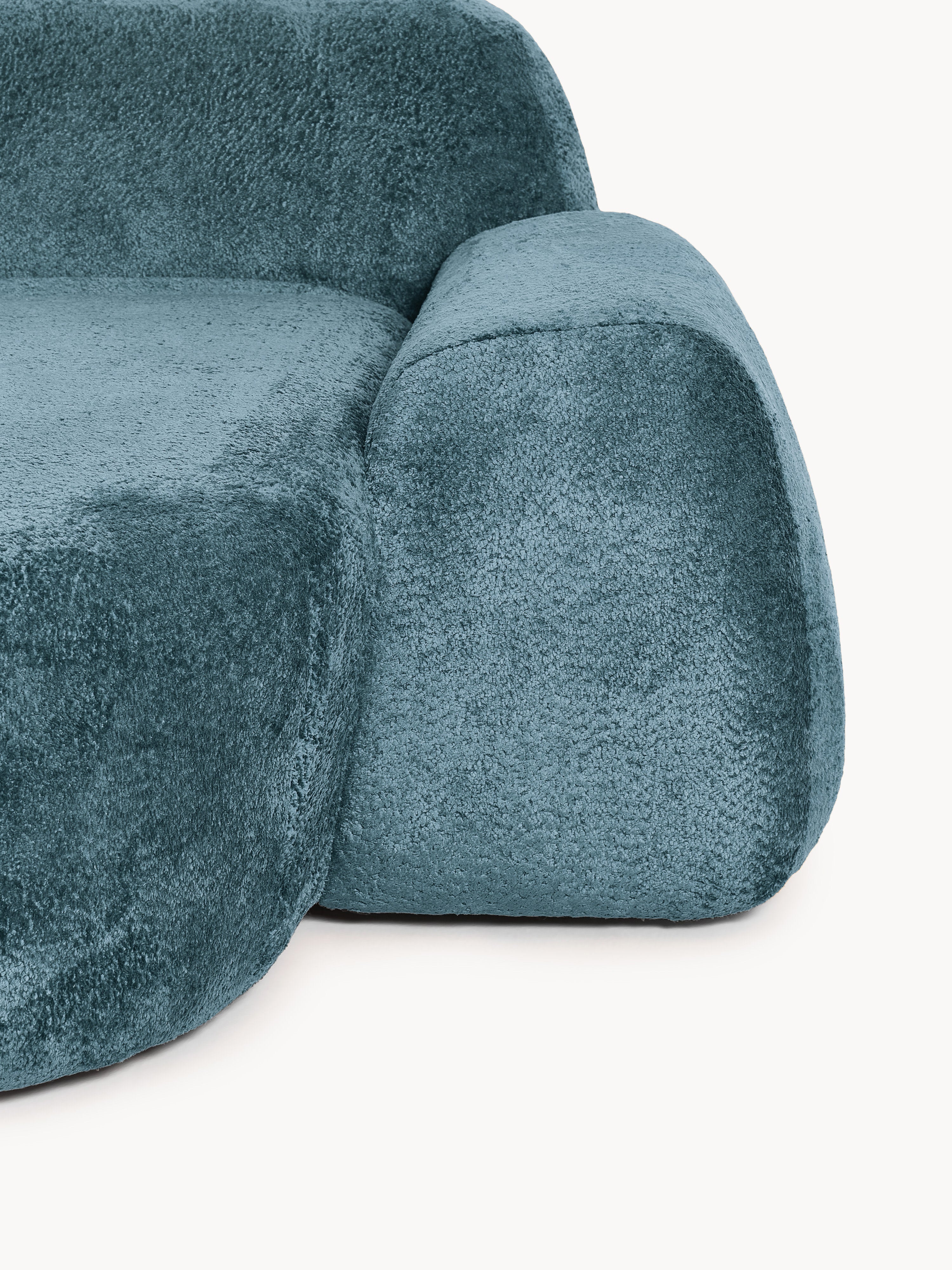 Wolke Teddy Bouclé Chaise Corner Module