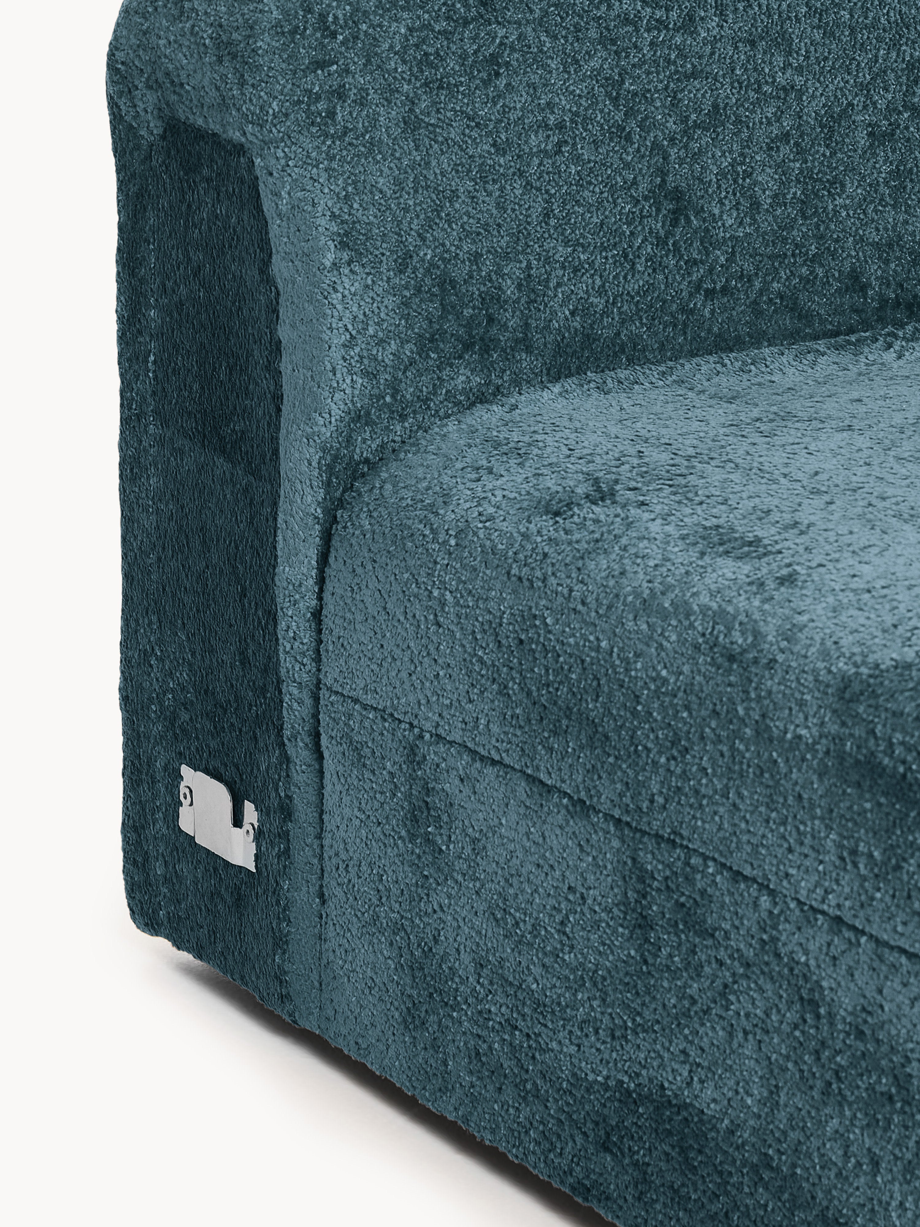 Wolke Teddy Bouclé Chaise Corner Module