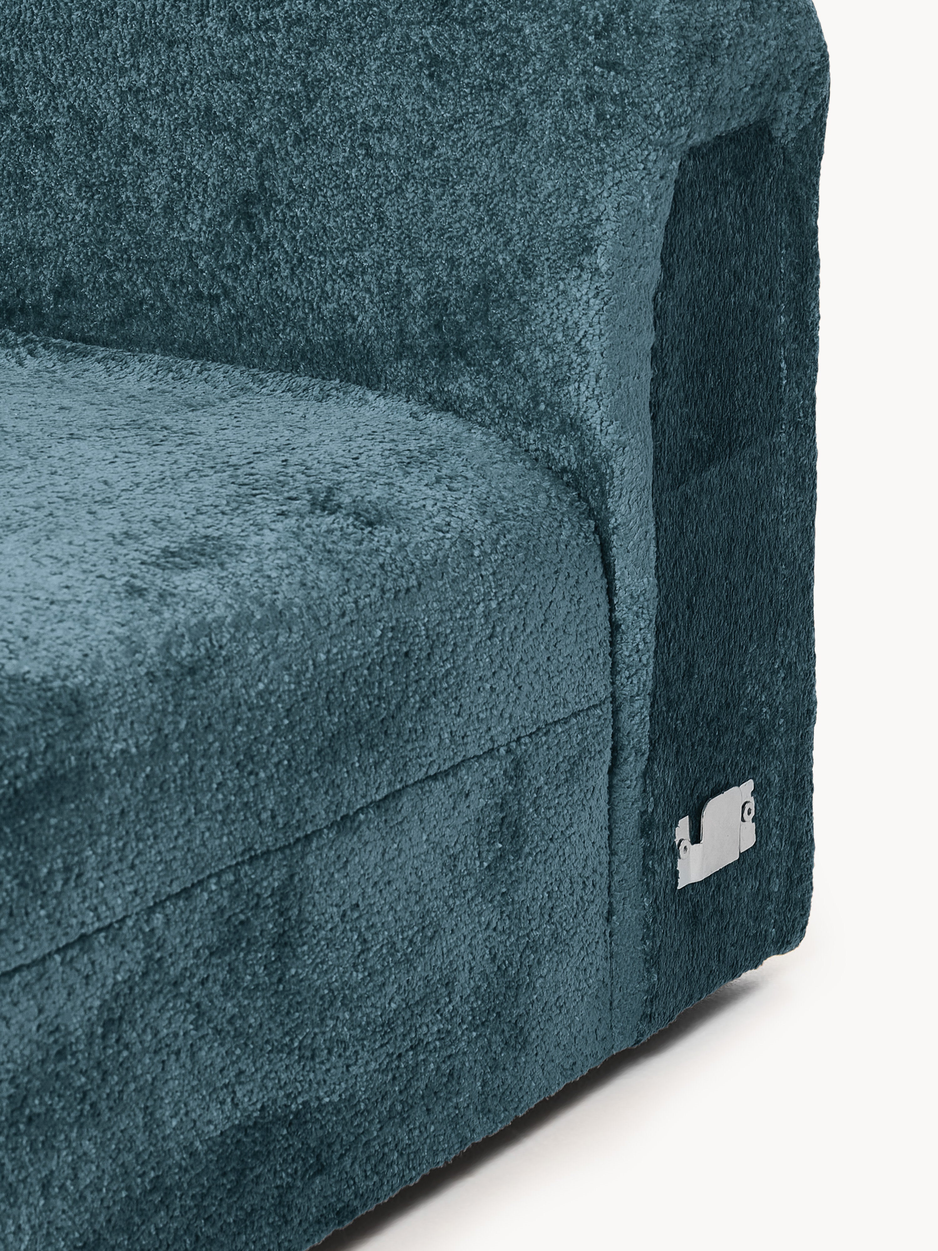 Wolke Teddy Bouclé Chaise Corner Module