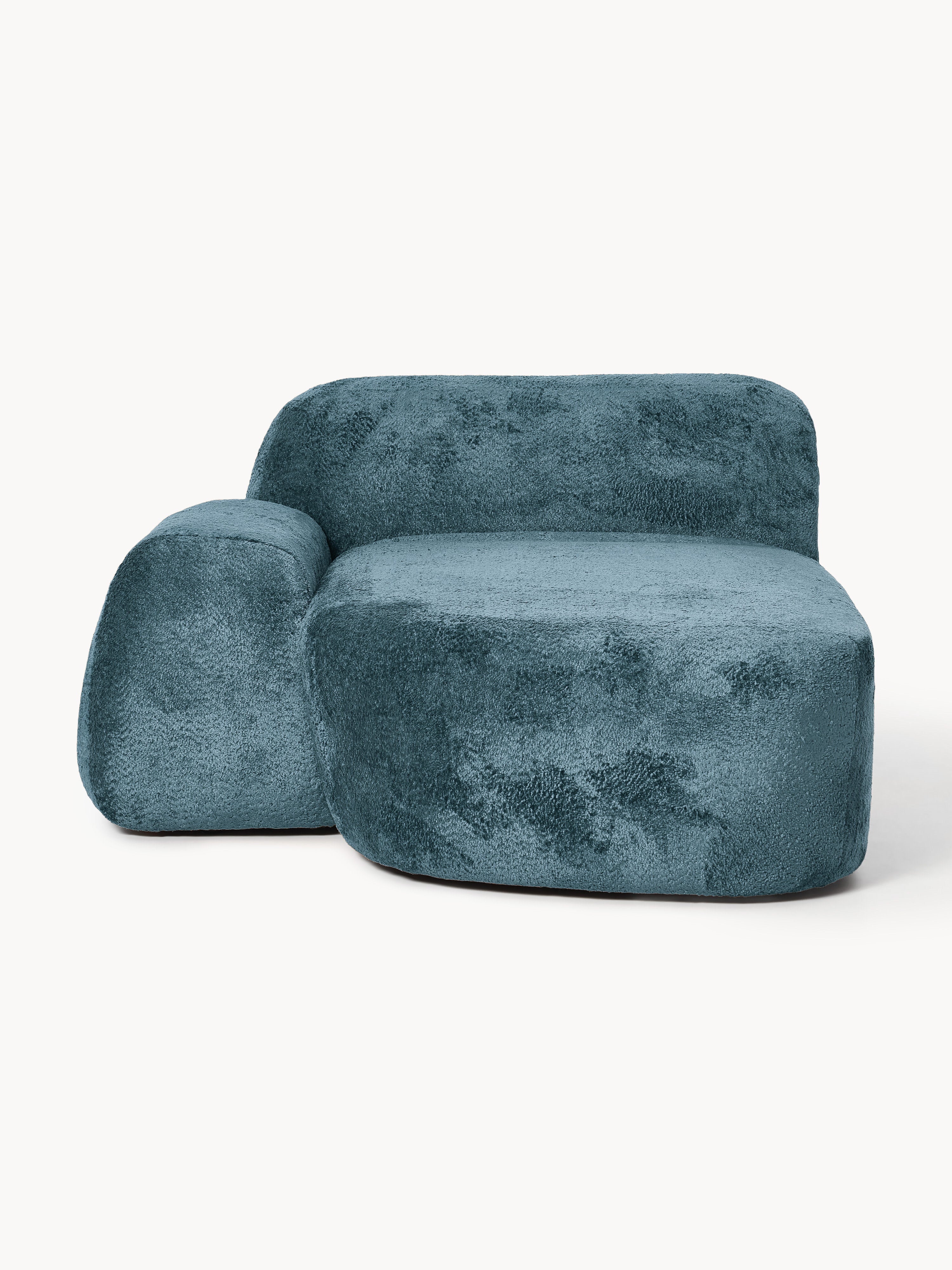 Wolke Teddy Bouclé Chaise Corner Module