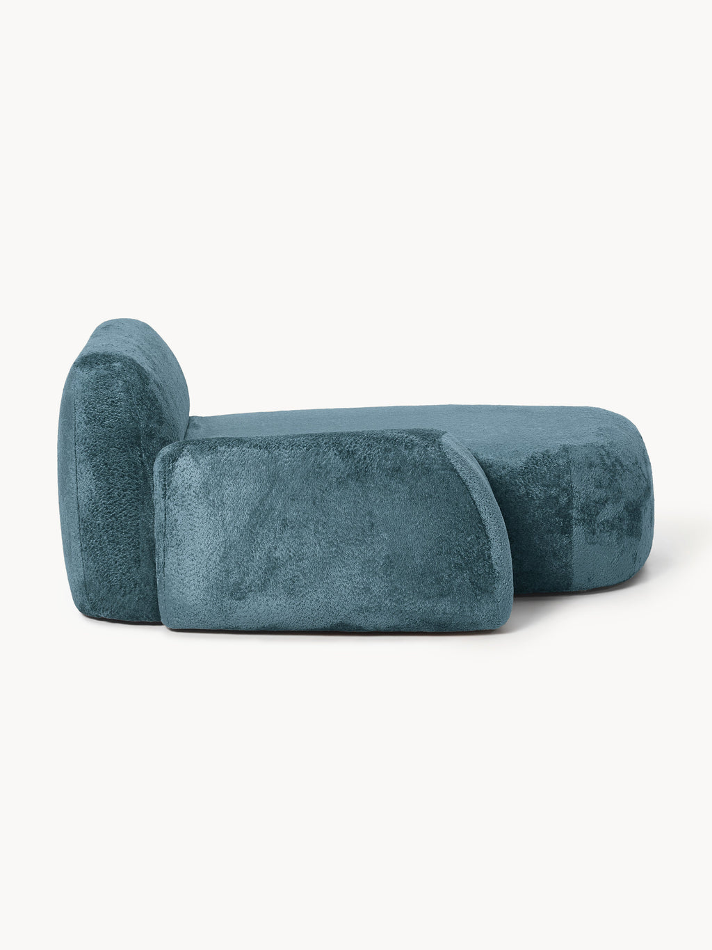 Wolke Teddy Bouclé Chaise Corner Module