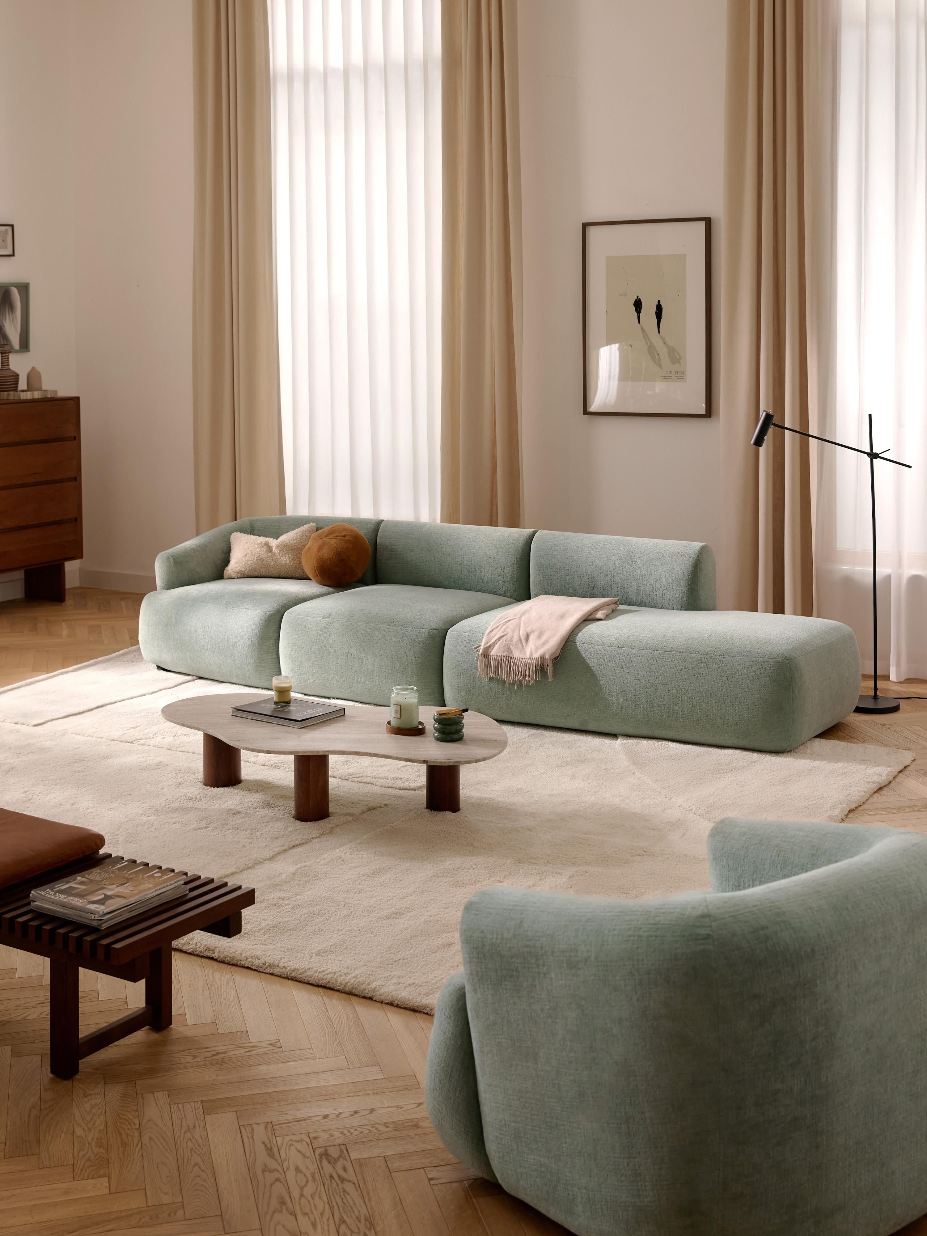 Sofia Modular Ottoman (4-seater)