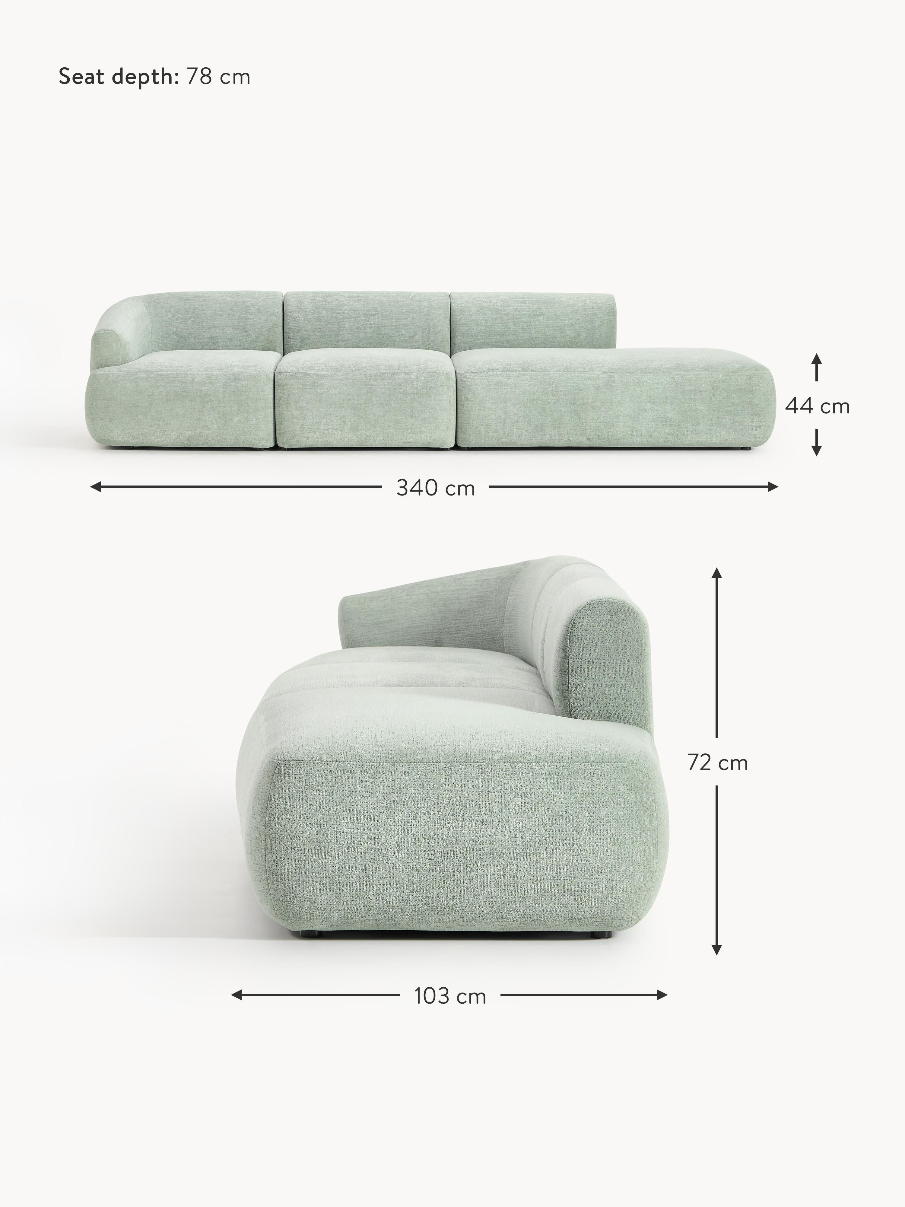 Sofia Modular Ottoman (4-seater)