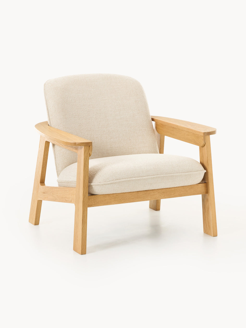 Gallery image 1 - Oak Wood Lounge Armchair Steve