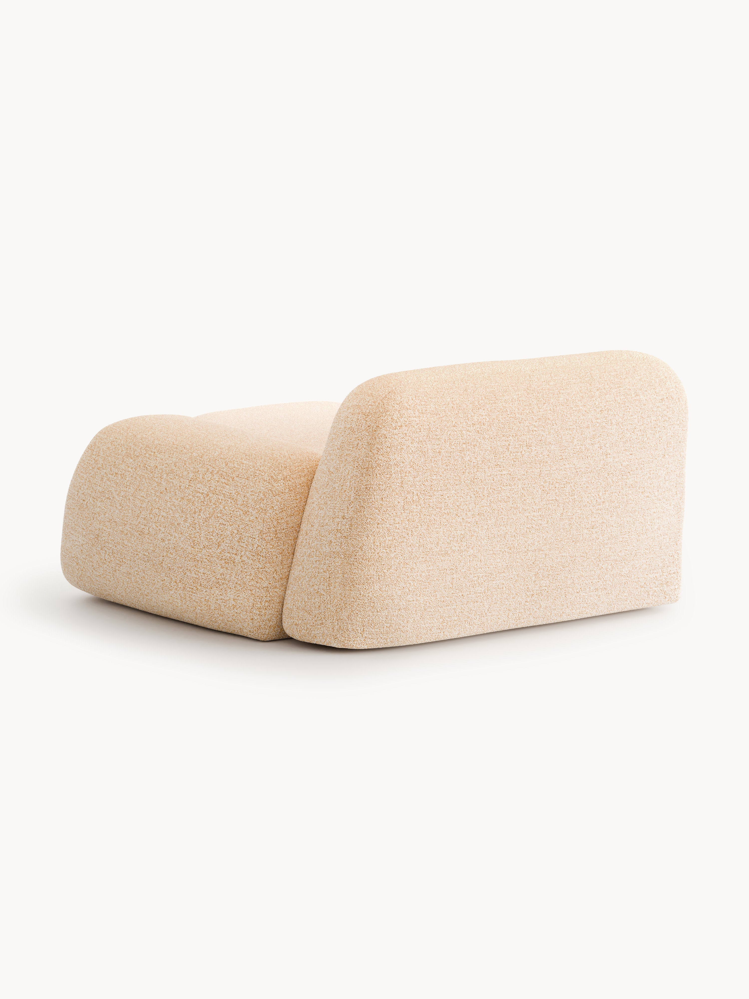 Wolke Bouclé Chaise Corner Module