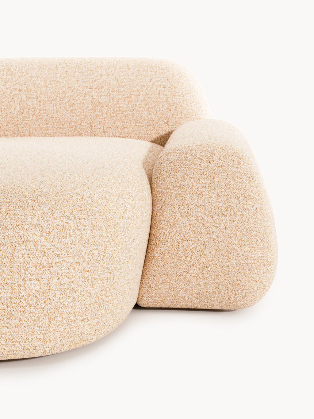 Wolke Bouclé Chaise Corner Module