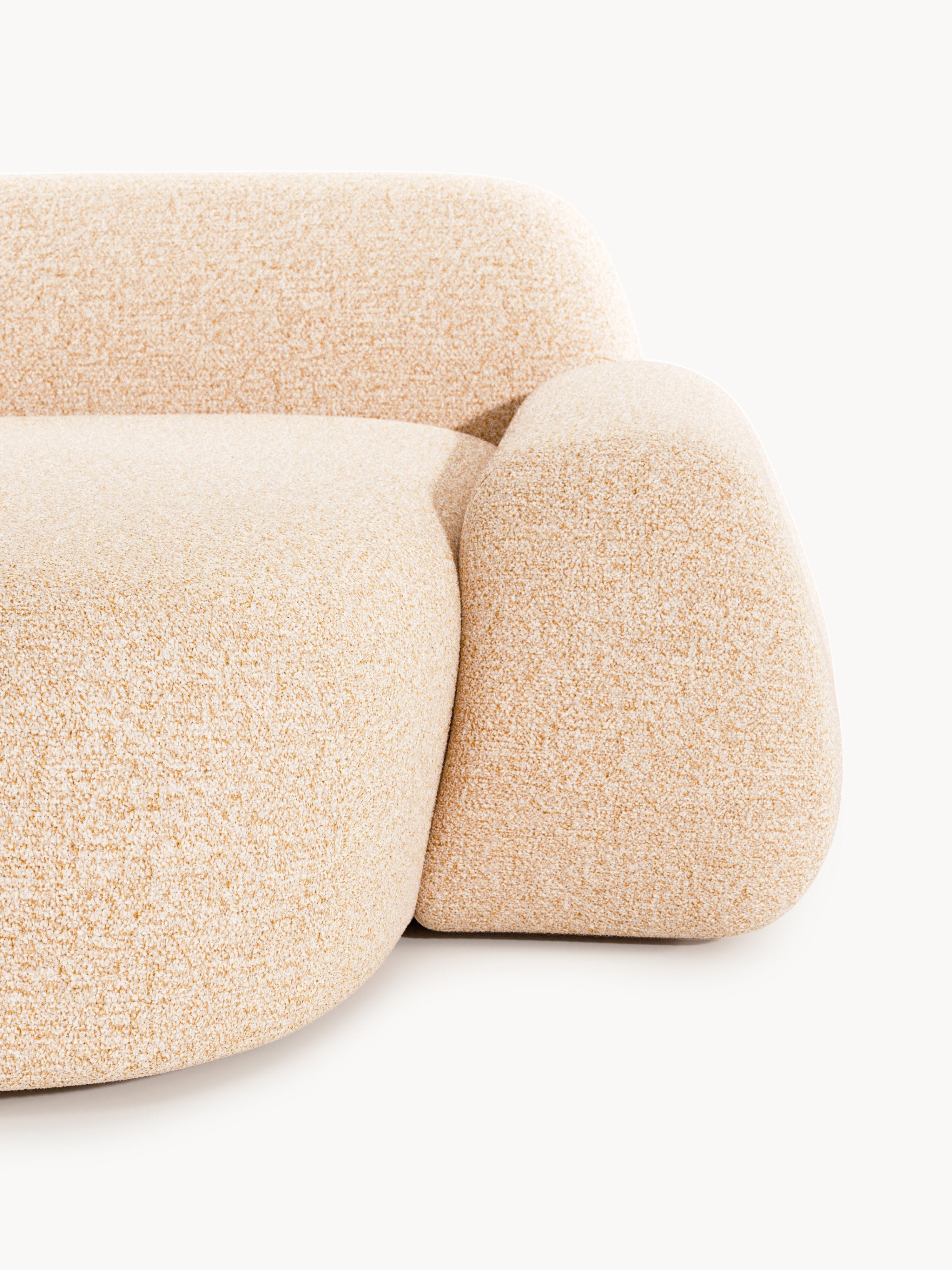 Wolke Bouclé Chaise Corner Module