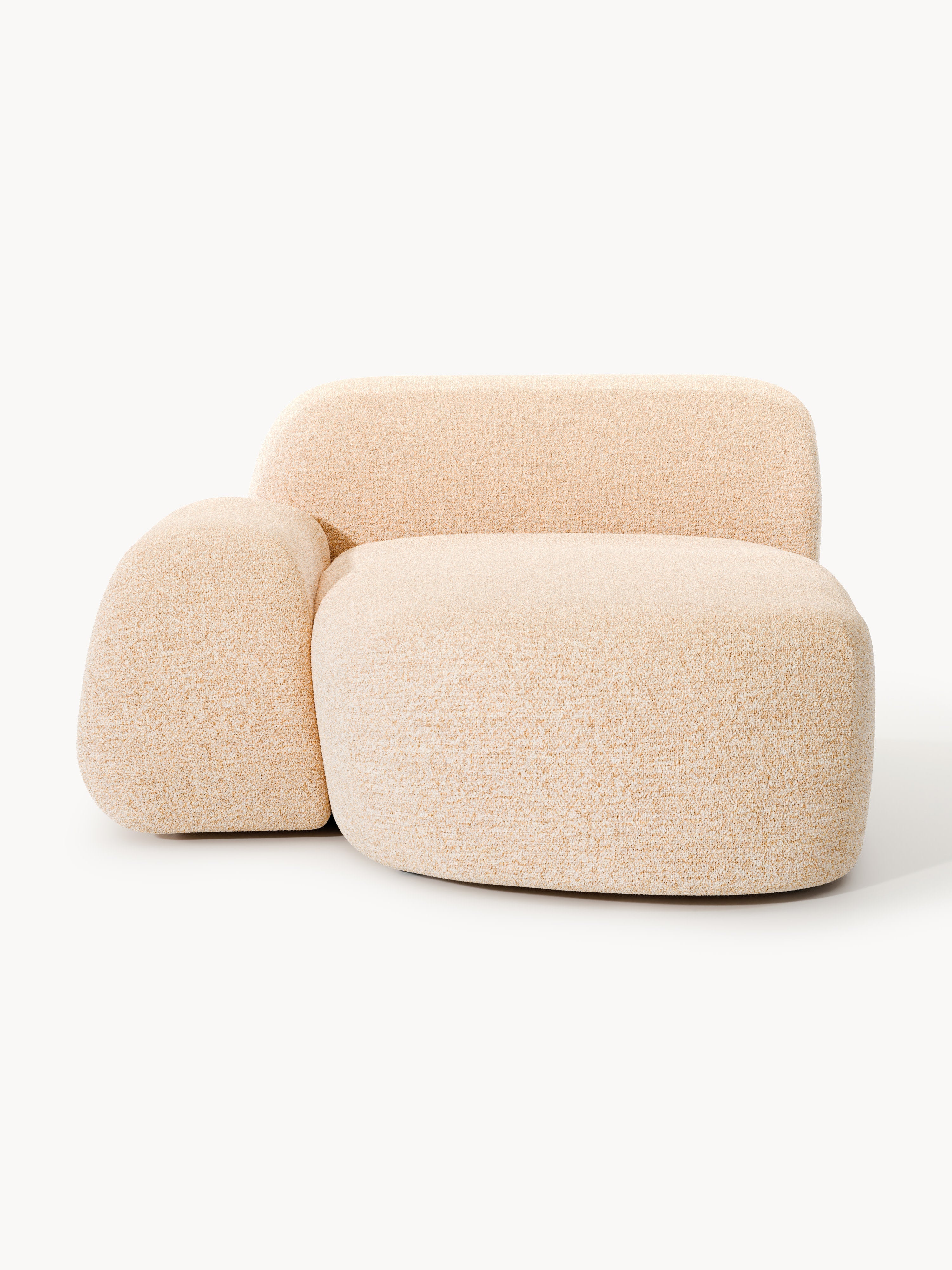 Wolke Bouclé Chaise Corner Module