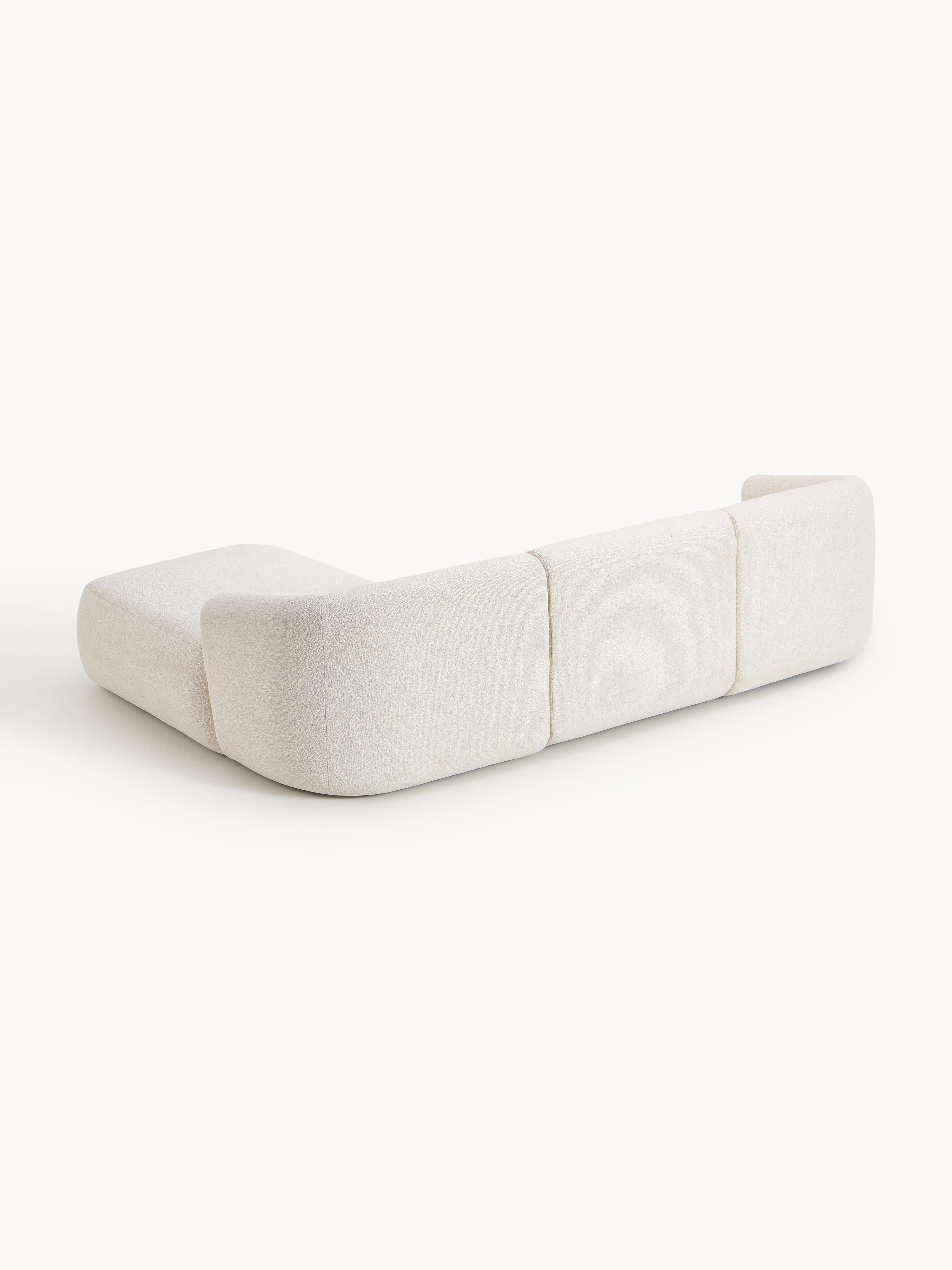 Sofia Modular Bouclé Corner Sofa (4-seater)