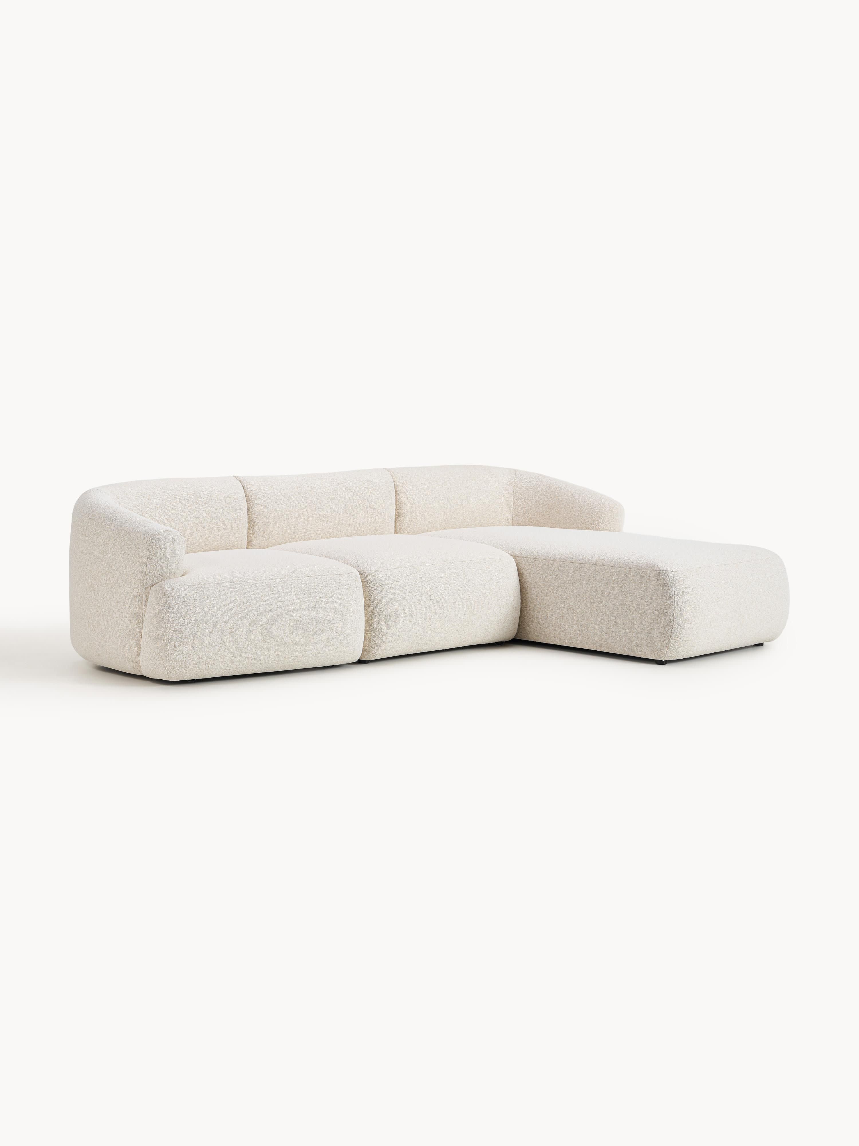 Sofia Modular Bouclé Corner Sofa (4-seater)