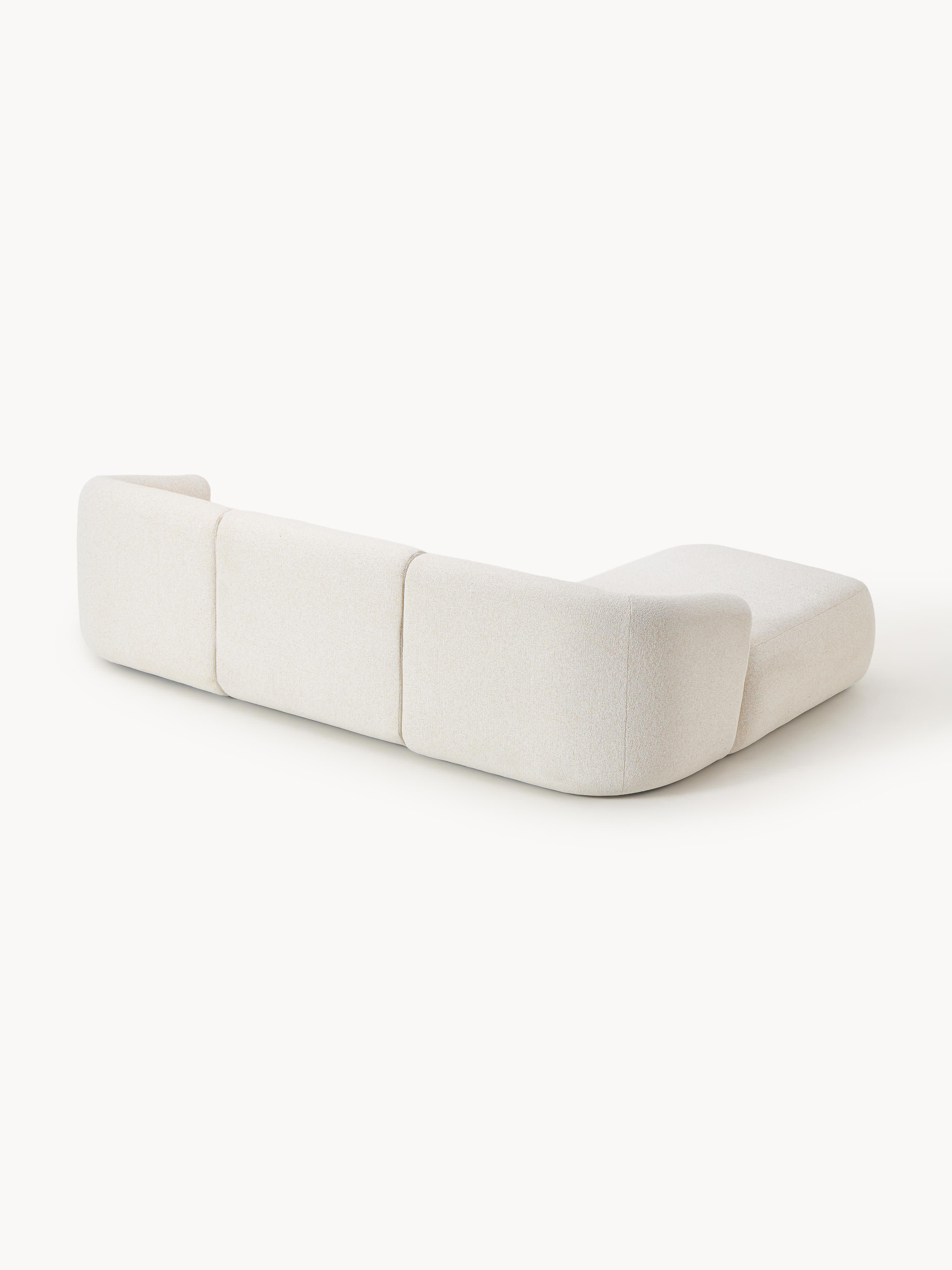 Sofia Modular Bouclé Corner Sofa (4-seater)