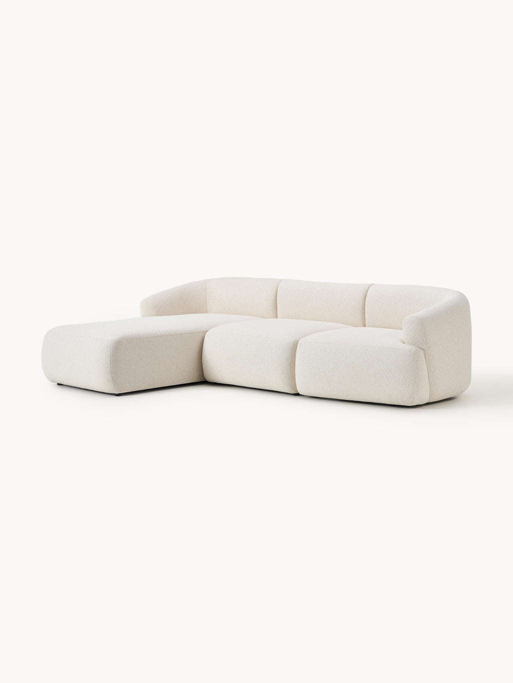 Sofia Modular Bouclé Corner Sofa (4-seater)