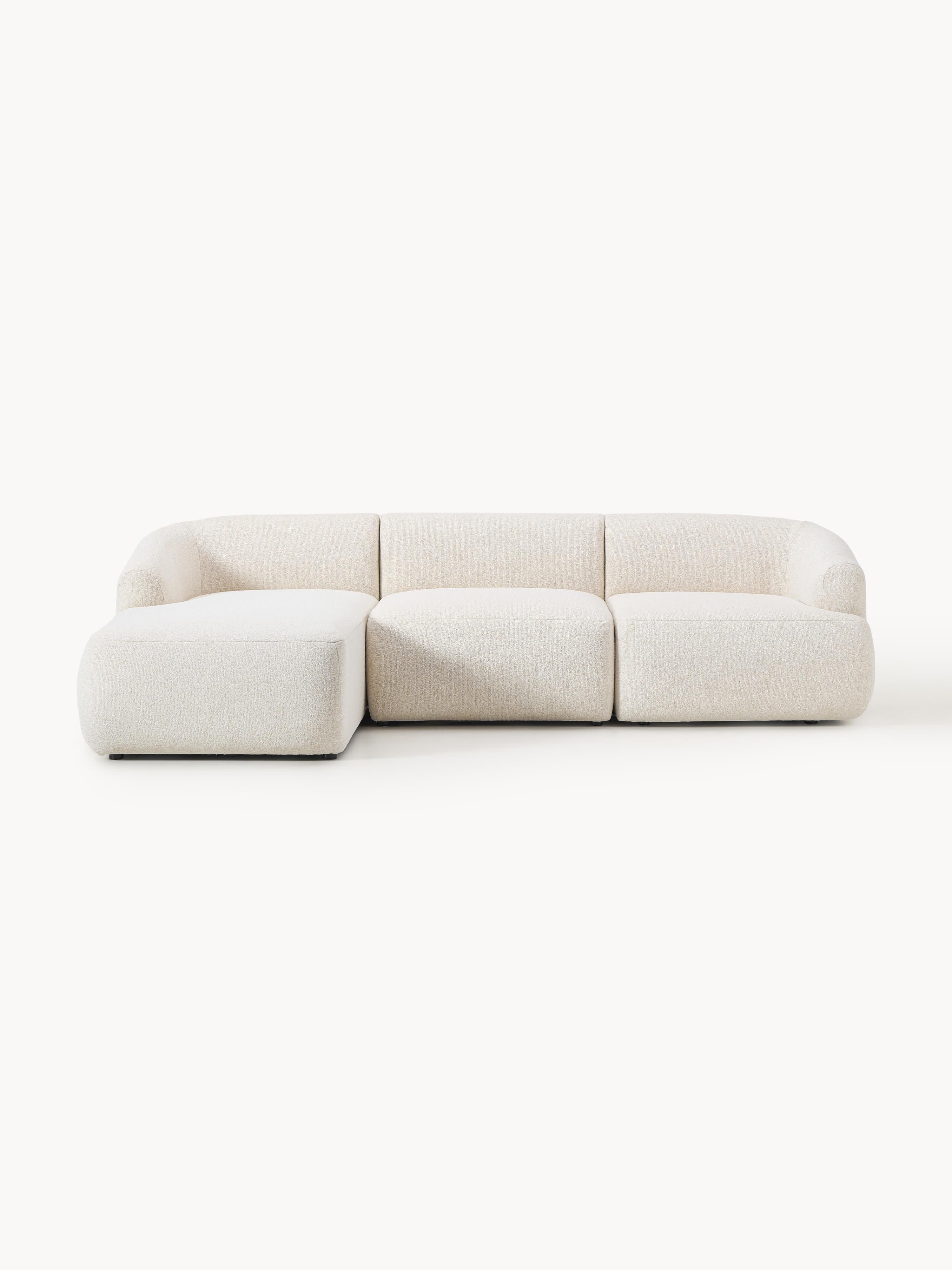 Sofia Modular Bouclé Corner Sofa (4-seater)