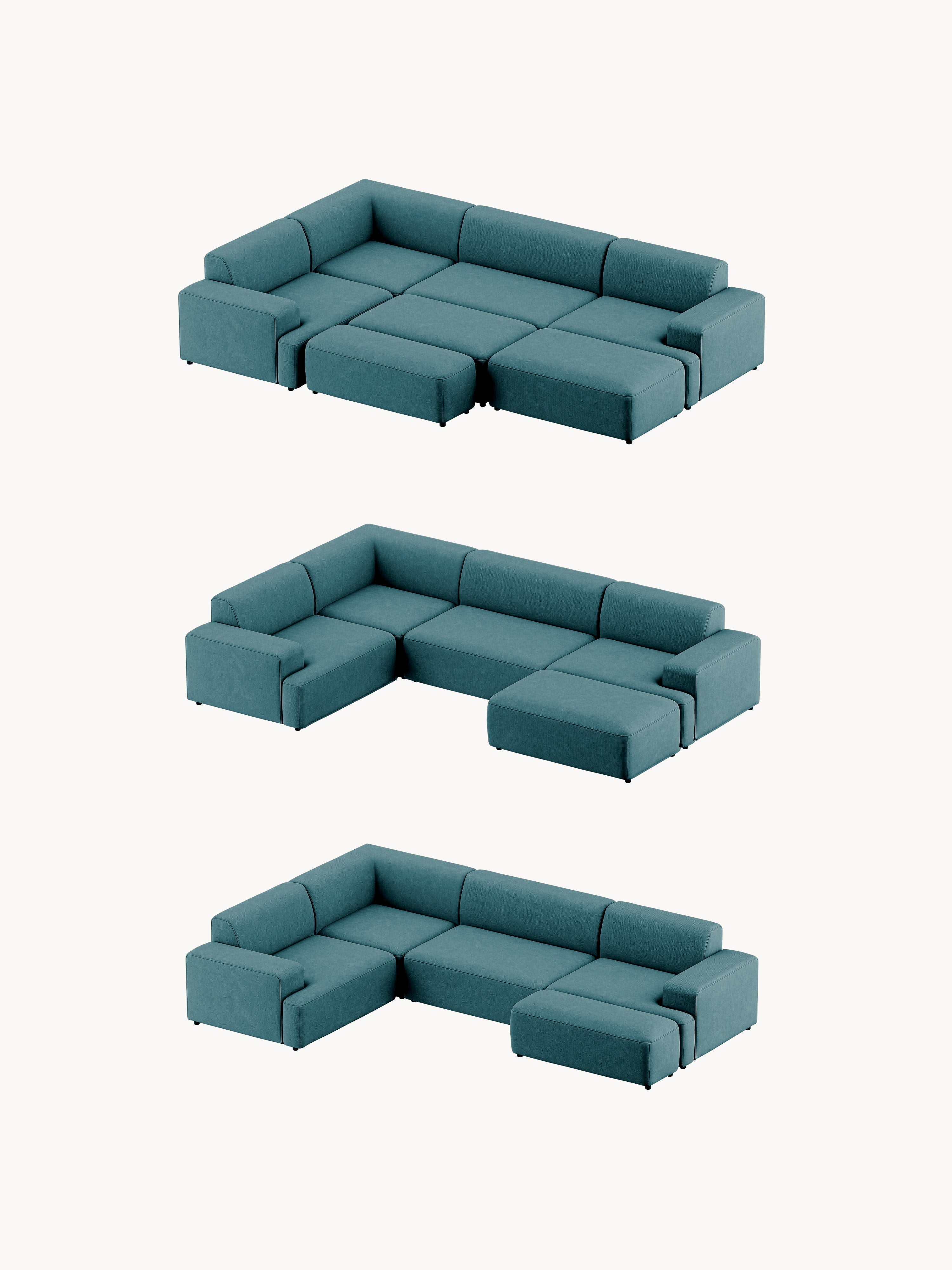 Melva Large Corner Sofa (4-seater)