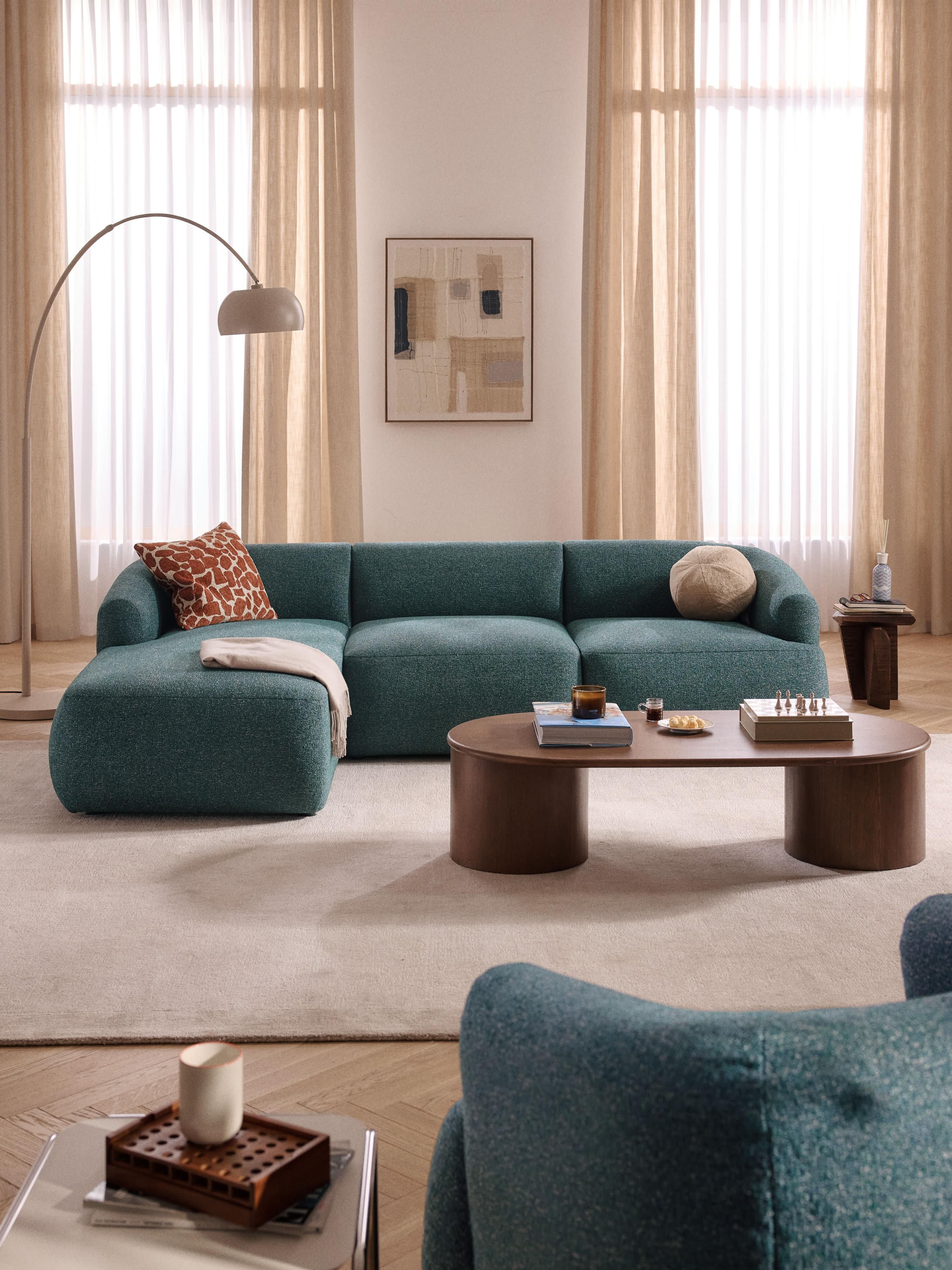 Sofia Bouclé Corner Chaise Module