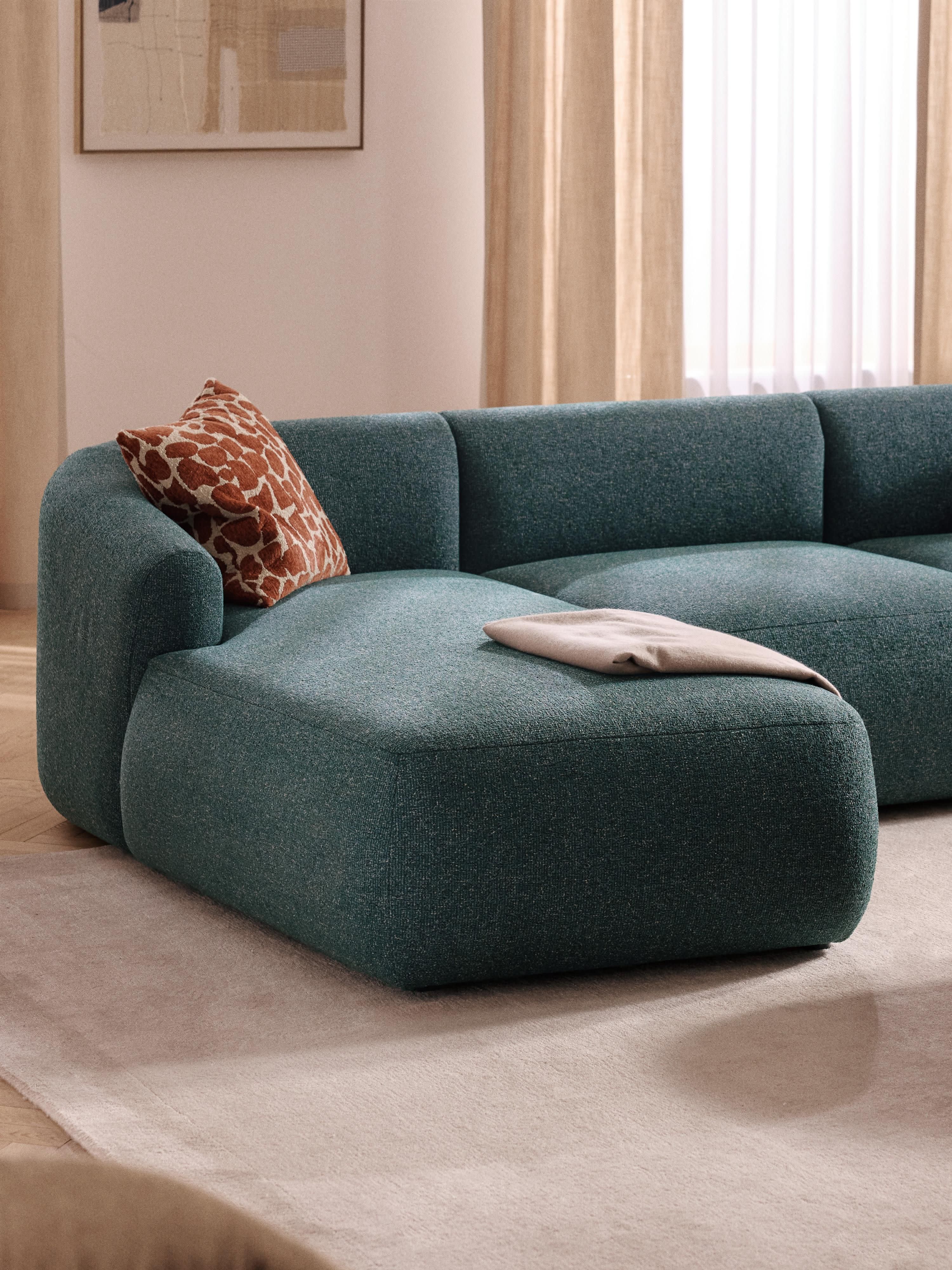 Sofia Bouclé Corner Chaise Module