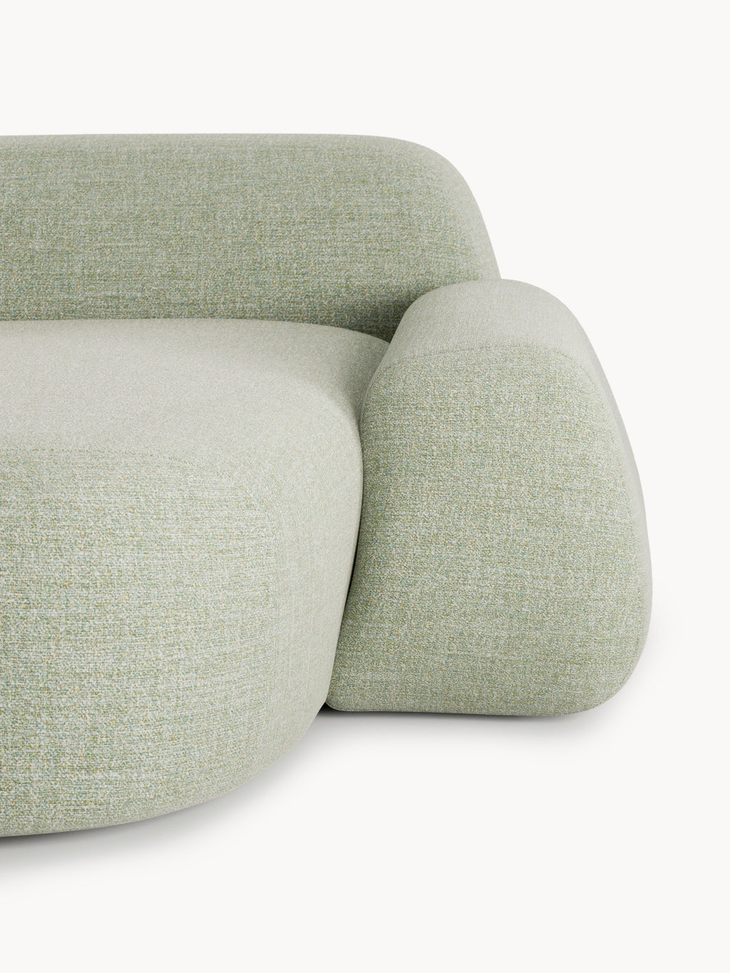 Wolke Modular Bouclé Corner Sofa (4-seater)