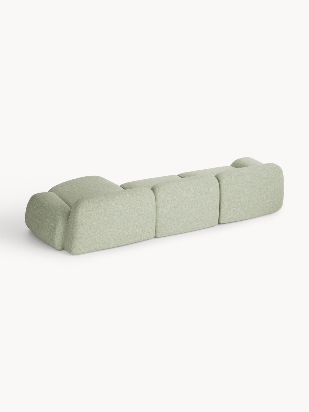 Wolke Modular Bouclé Corner Sofa (4-seater)