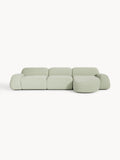 Gallery image 1 - Modular Bouclé Corner Sofa Wolke (4-seater)