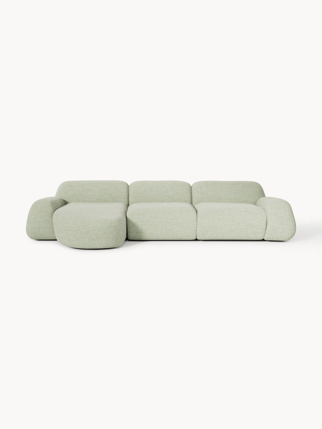 Wolke Modular Bouclé Corner Sofa (4-seater)