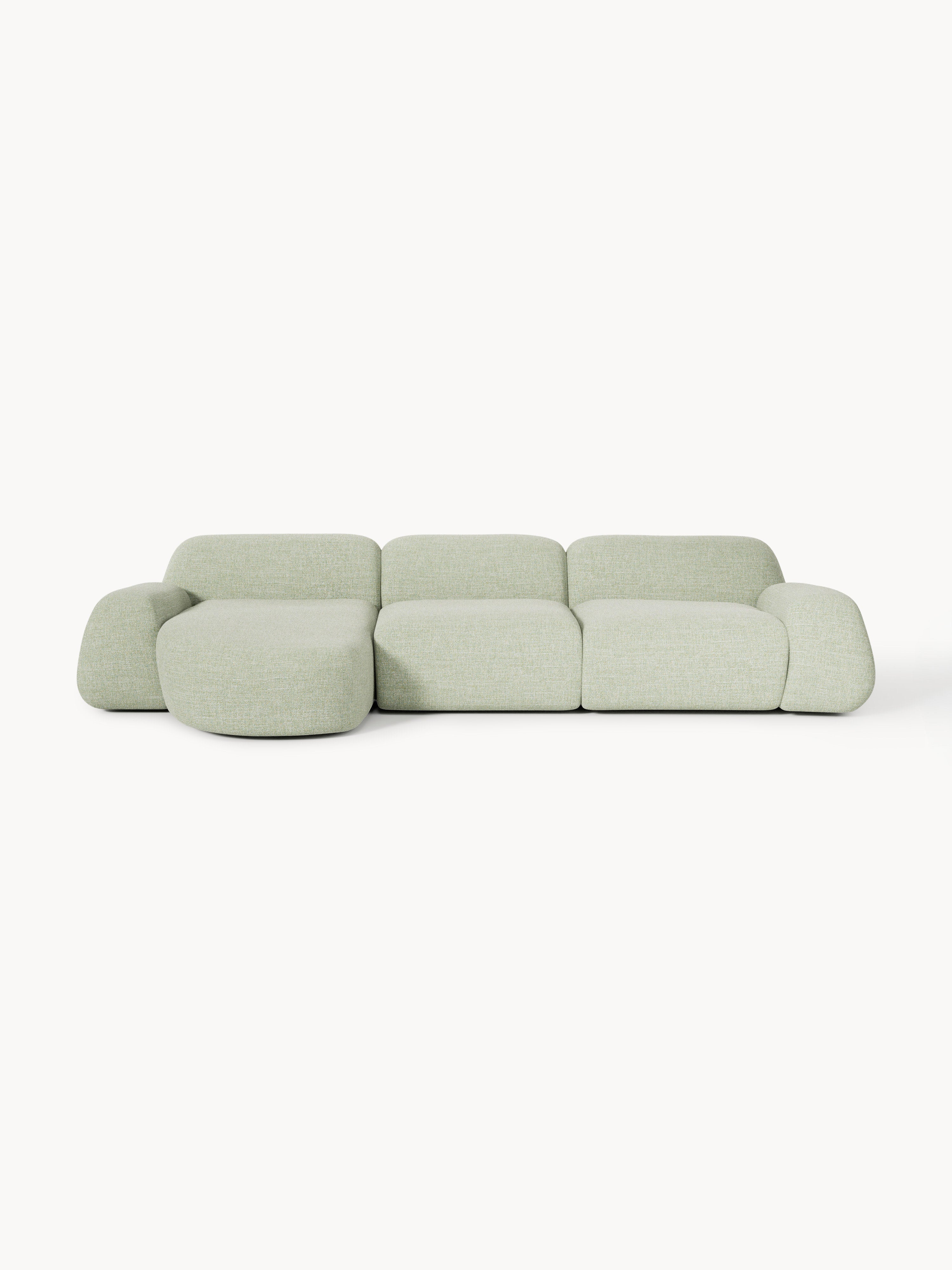Wolke Modular Bouclé Corner Sofa (4-seater)