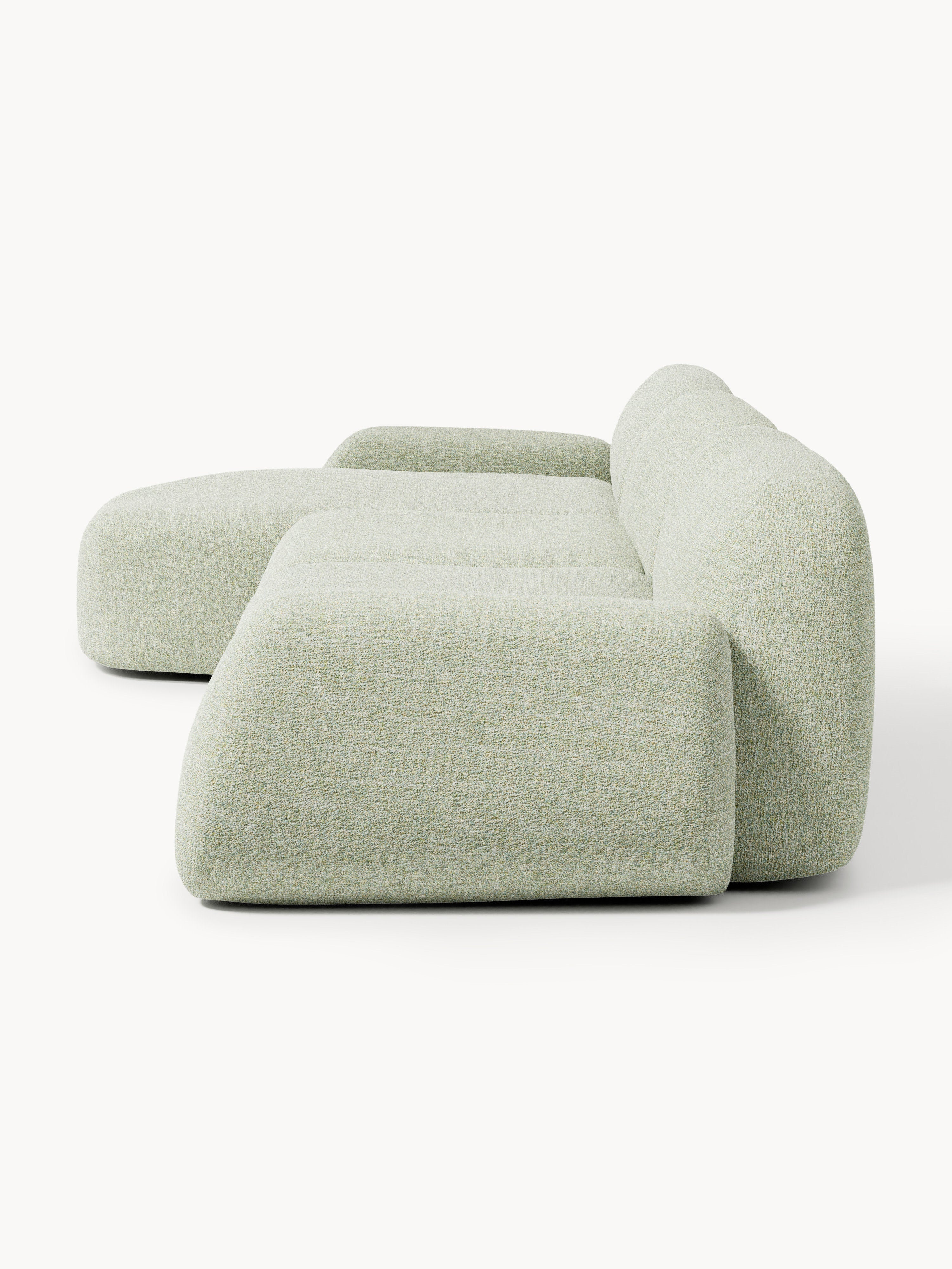 Wolke Modular Bouclé Corner Sofa (4-seater)