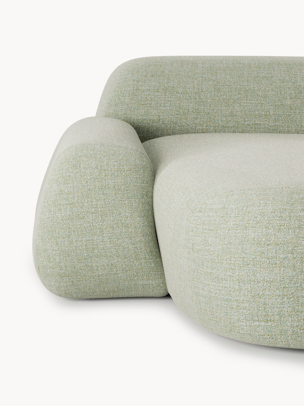 Wolke Modular Bouclé Corner Sofa (4-seater)
