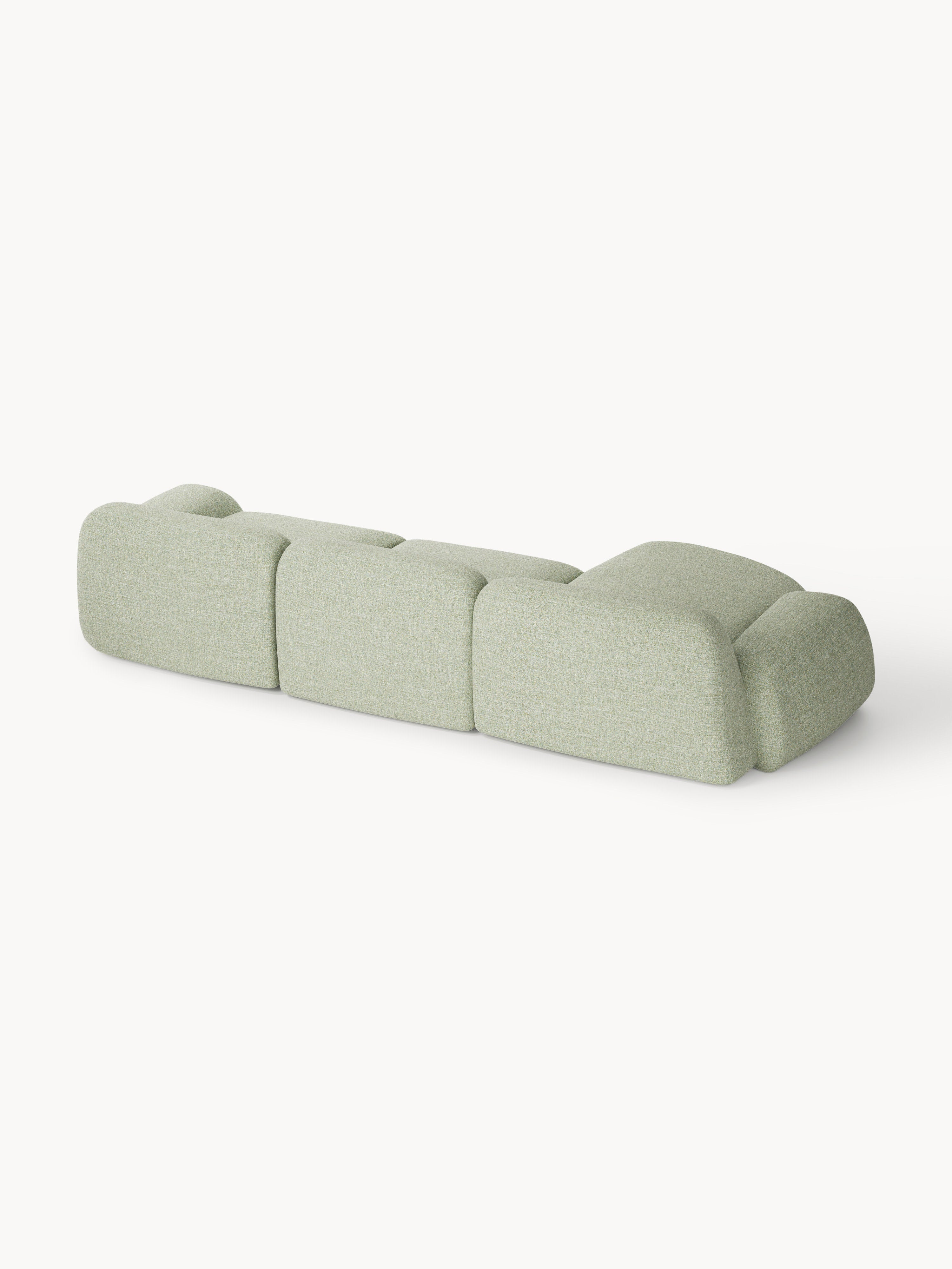 Wolke Modular Bouclé Corner Sofa (4-seater)