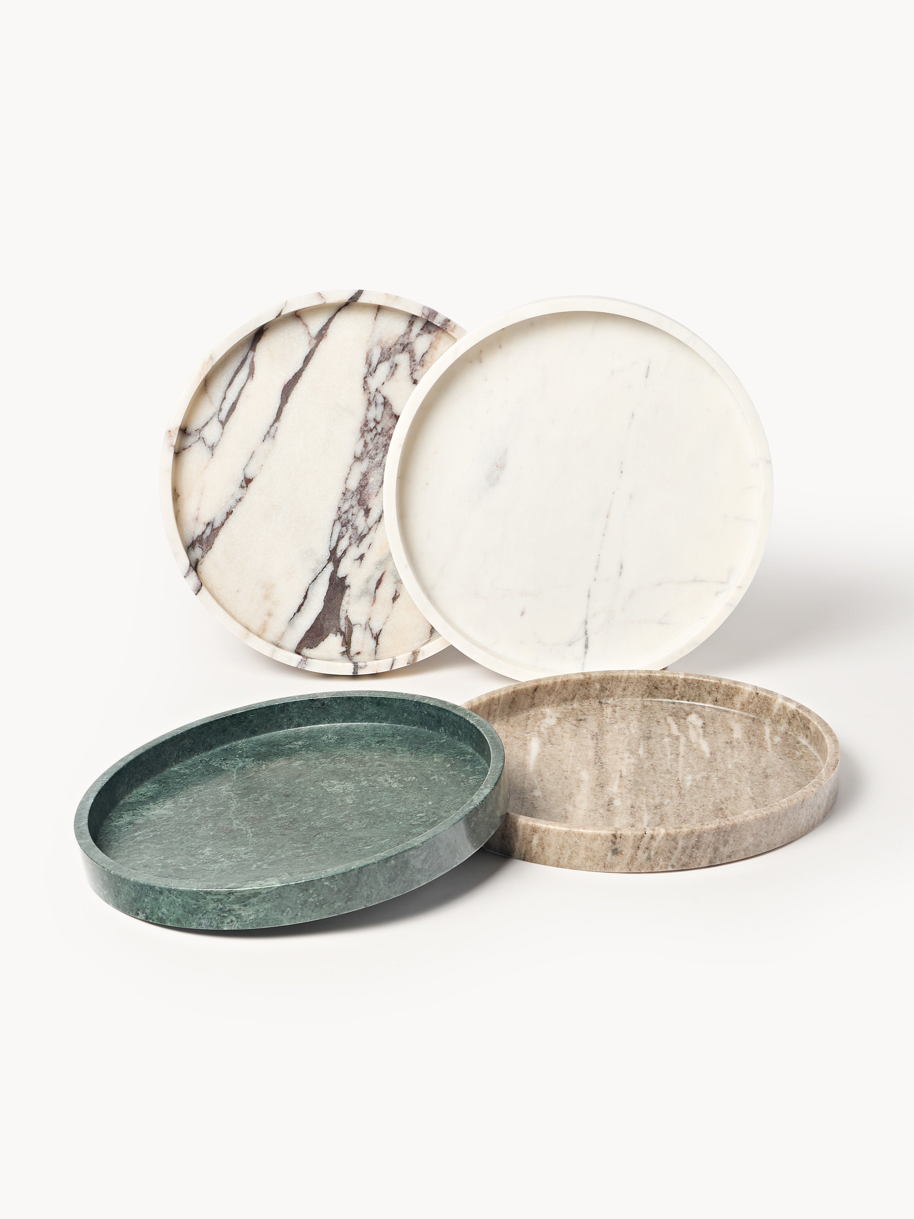 Venice Decorative Marble Tray, Ø 35 cm