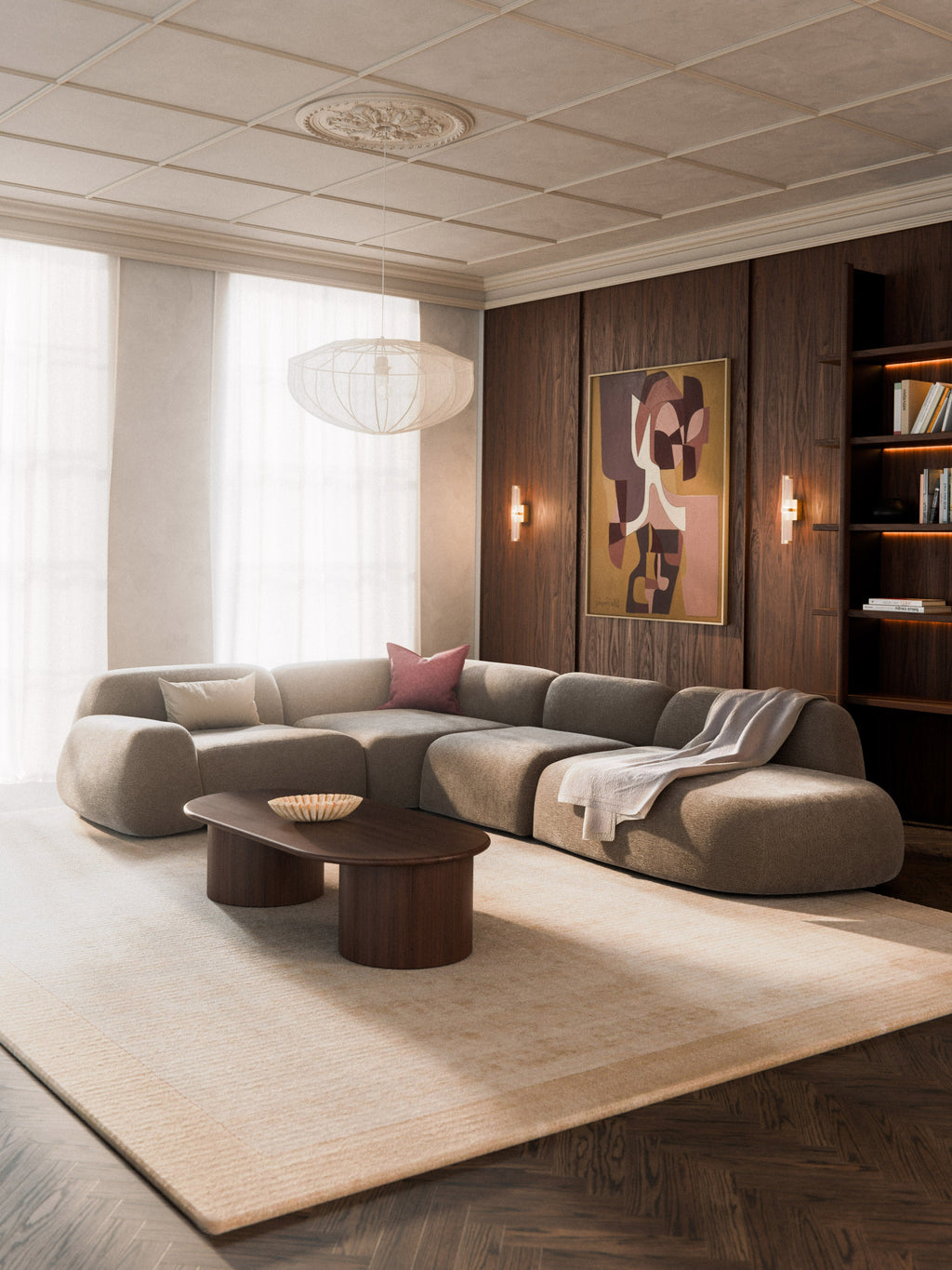 Wolke XL Modular Corner Sofa with Chaise End