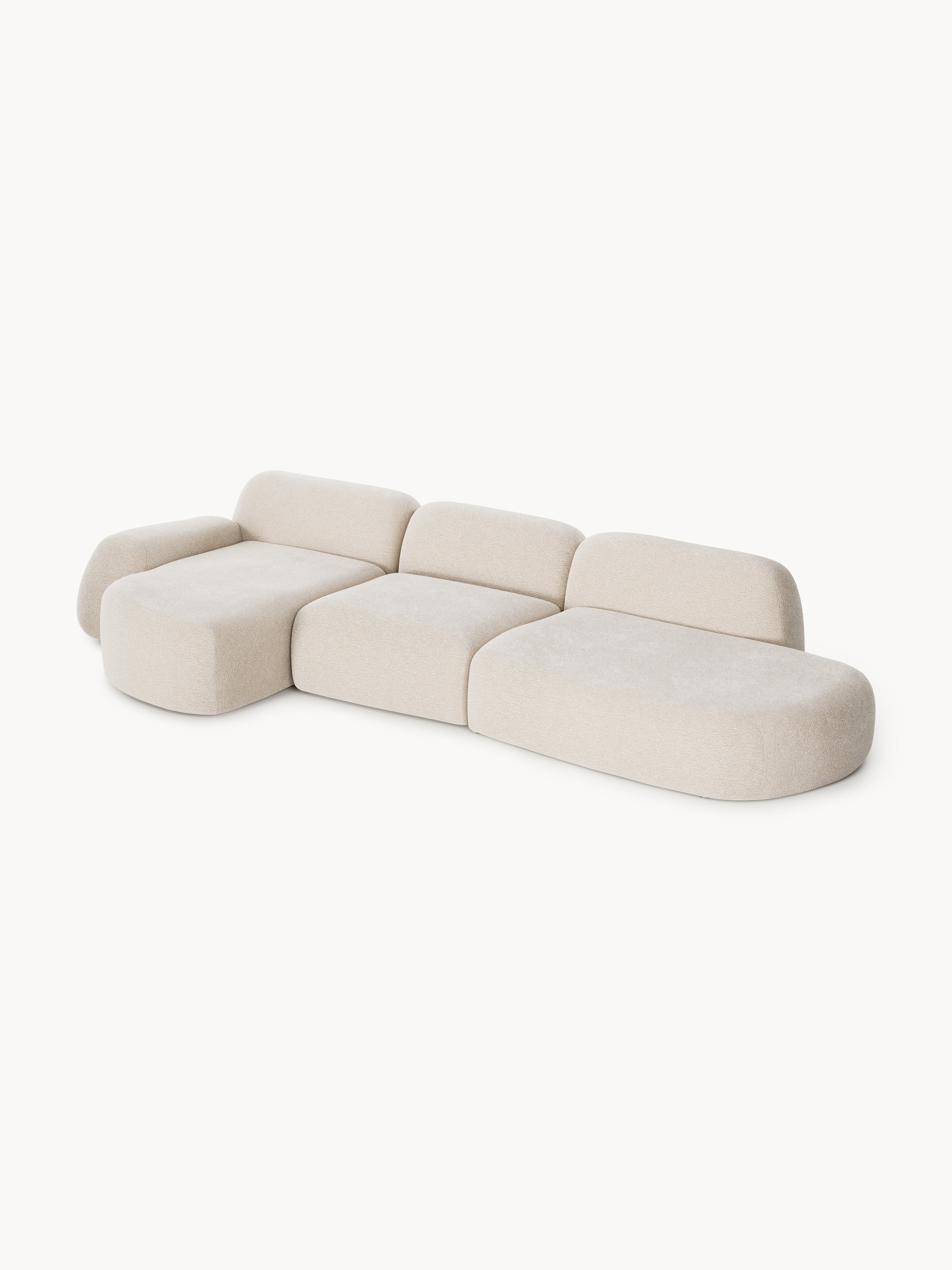 Wolke Modular Corner Sofa (4-seater) with Chaise End