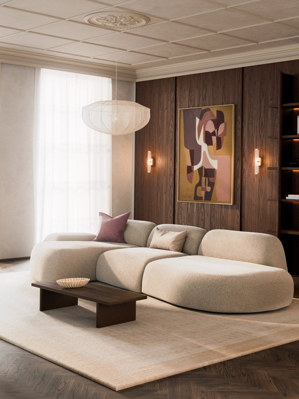 Wolke Modular Corner Sofa (4-seater) with Chaise End