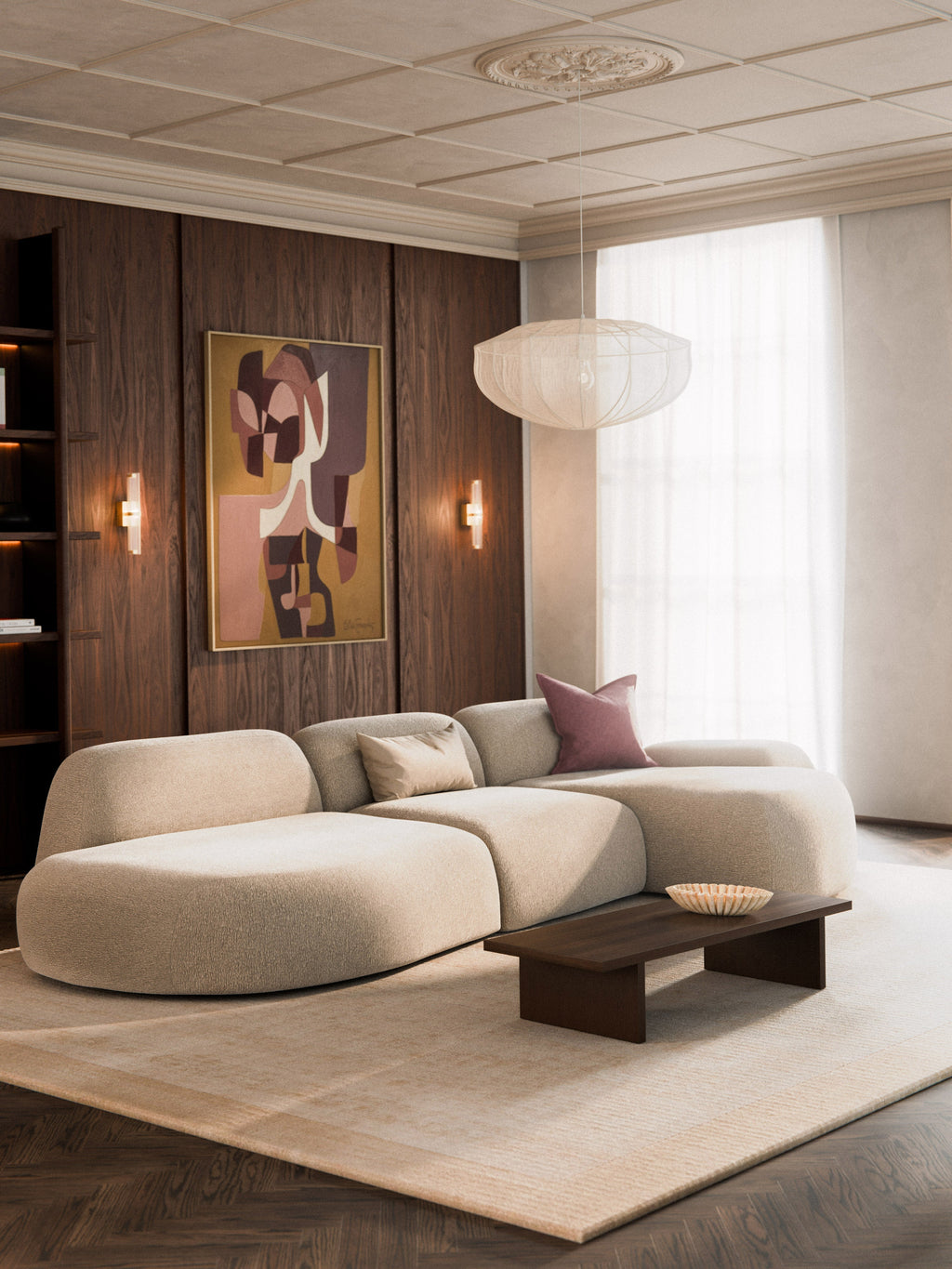 Wolke Modular Corner Sofa (4-seater) with Chaise End