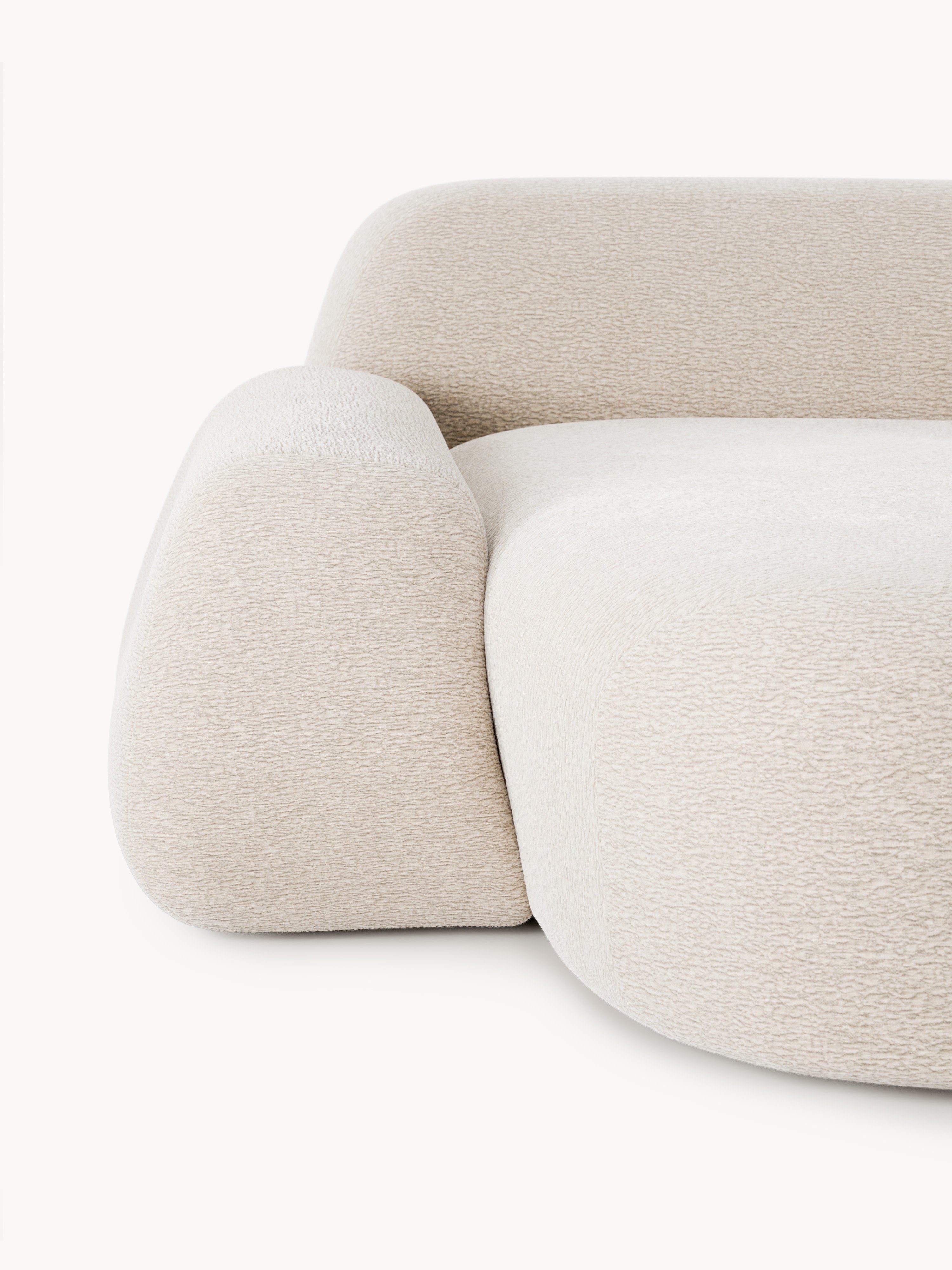Wolke Modular Corner Sofa (4-seater) with Chaise End