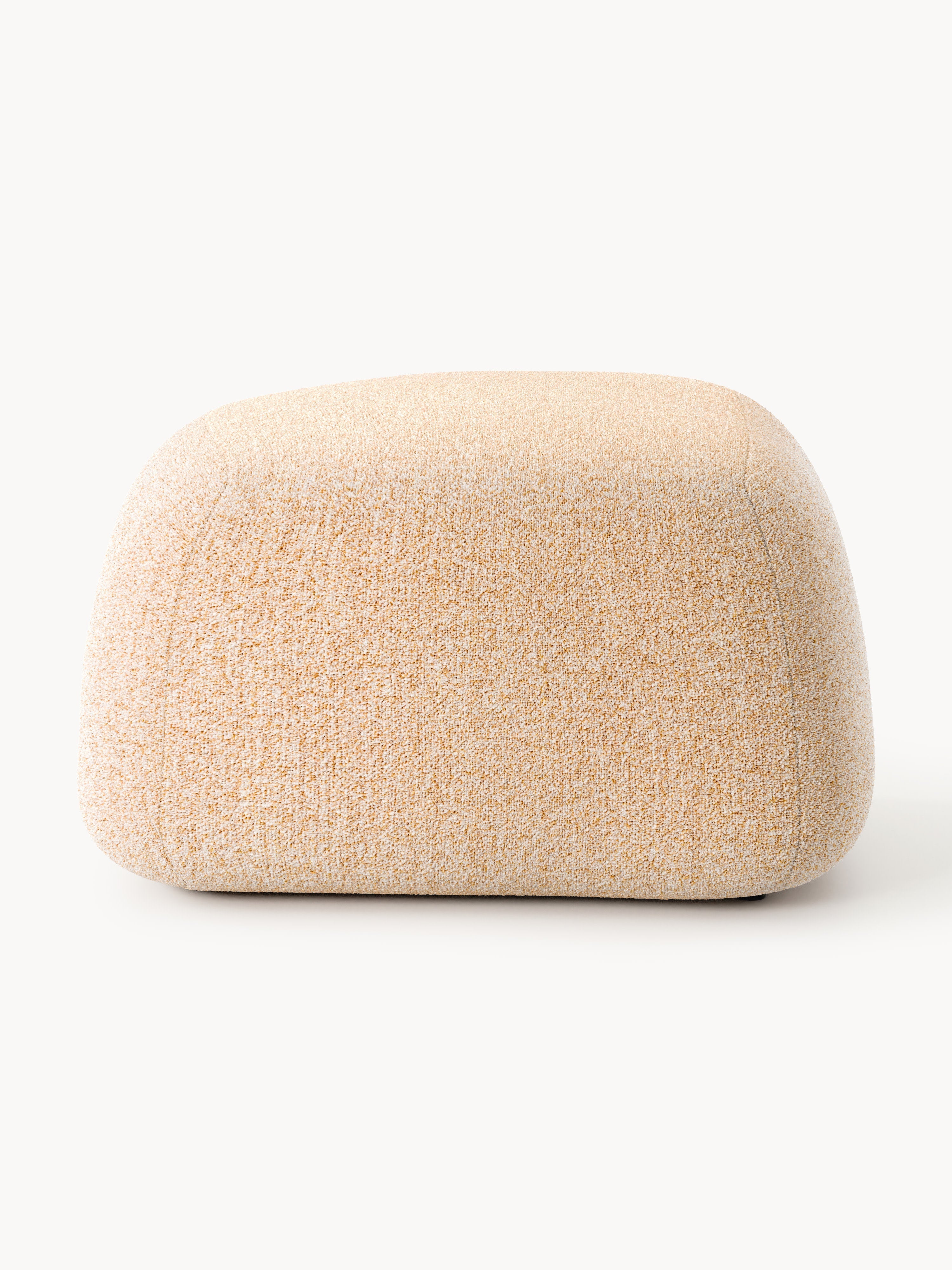 Wolke Oval Bouclé Ottoman