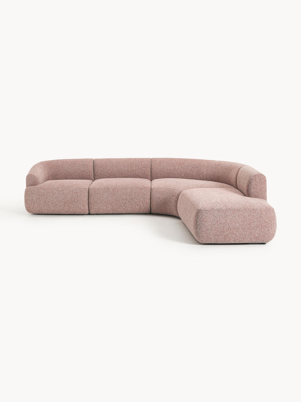 Sofia Modular Bouclé Corner Sofa (4-seater)
