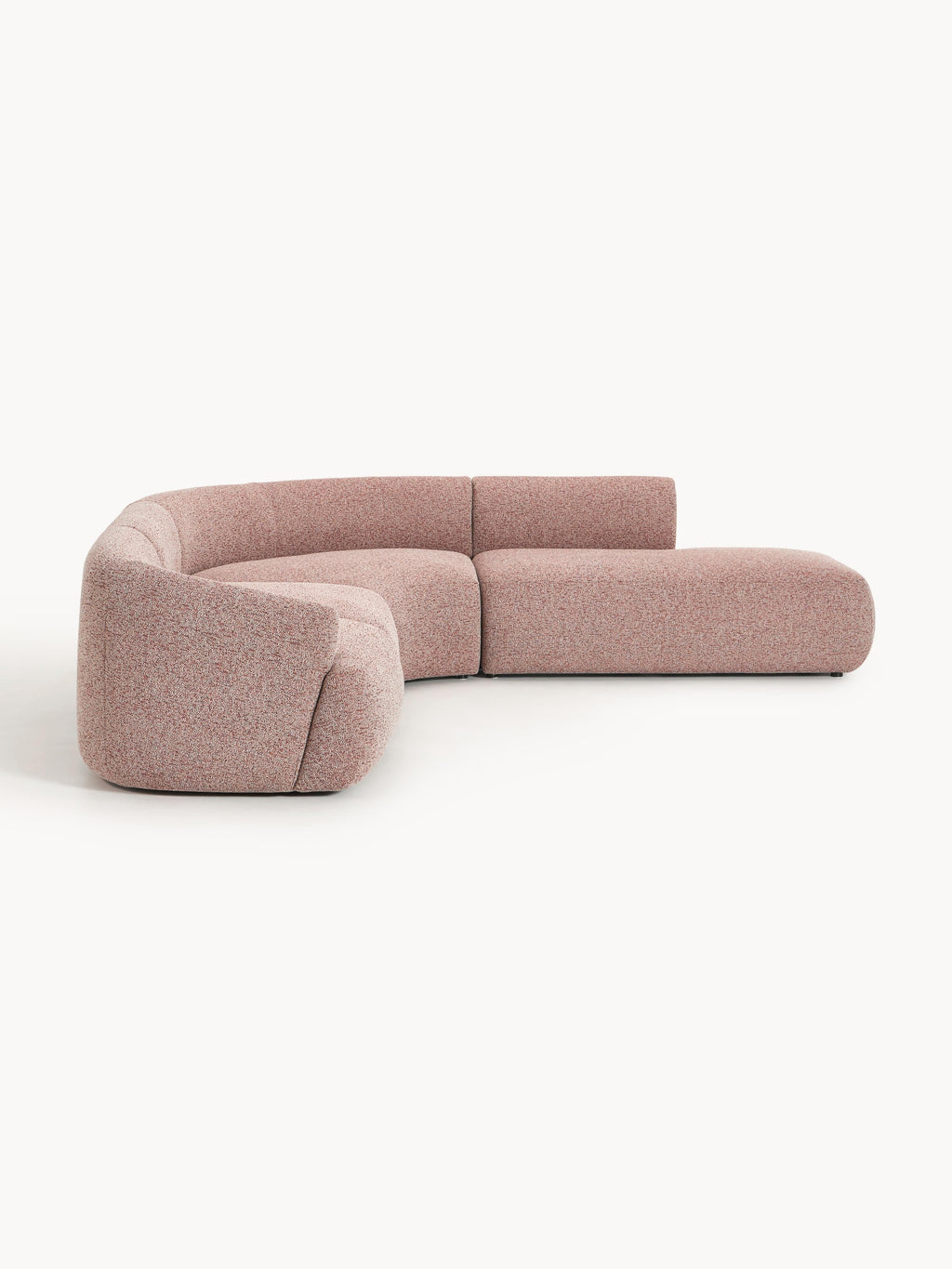 Sofia Modular Bouclé Corner Sofa (4-seater)