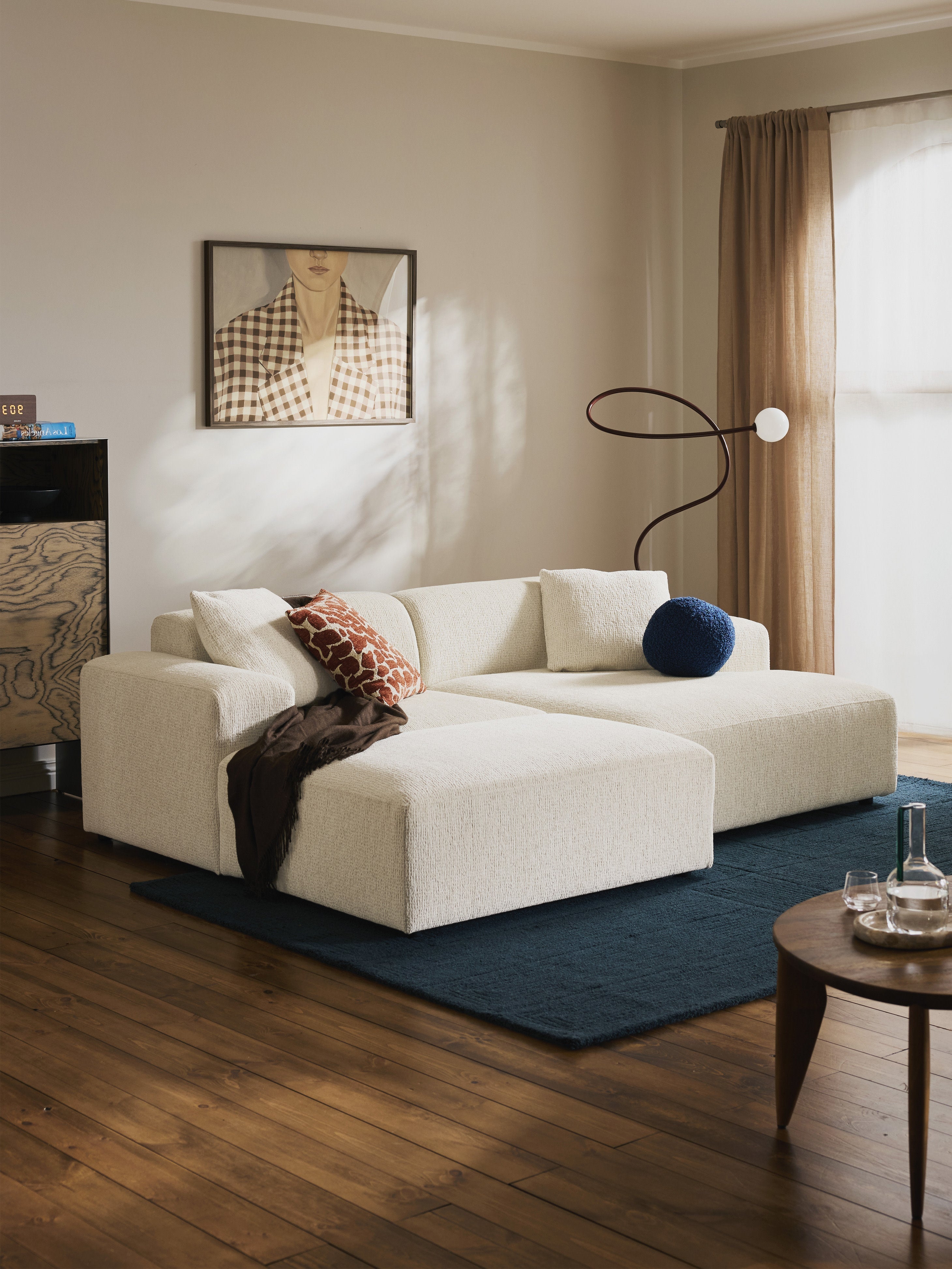 Melva Corner Sofa (3-seater)