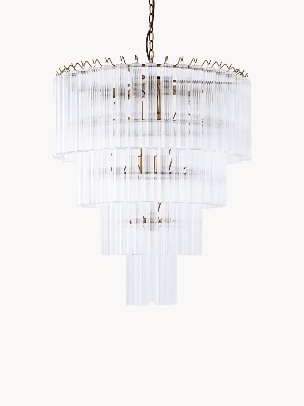 Gallery image 1 - Large Glass Chandelier Janae