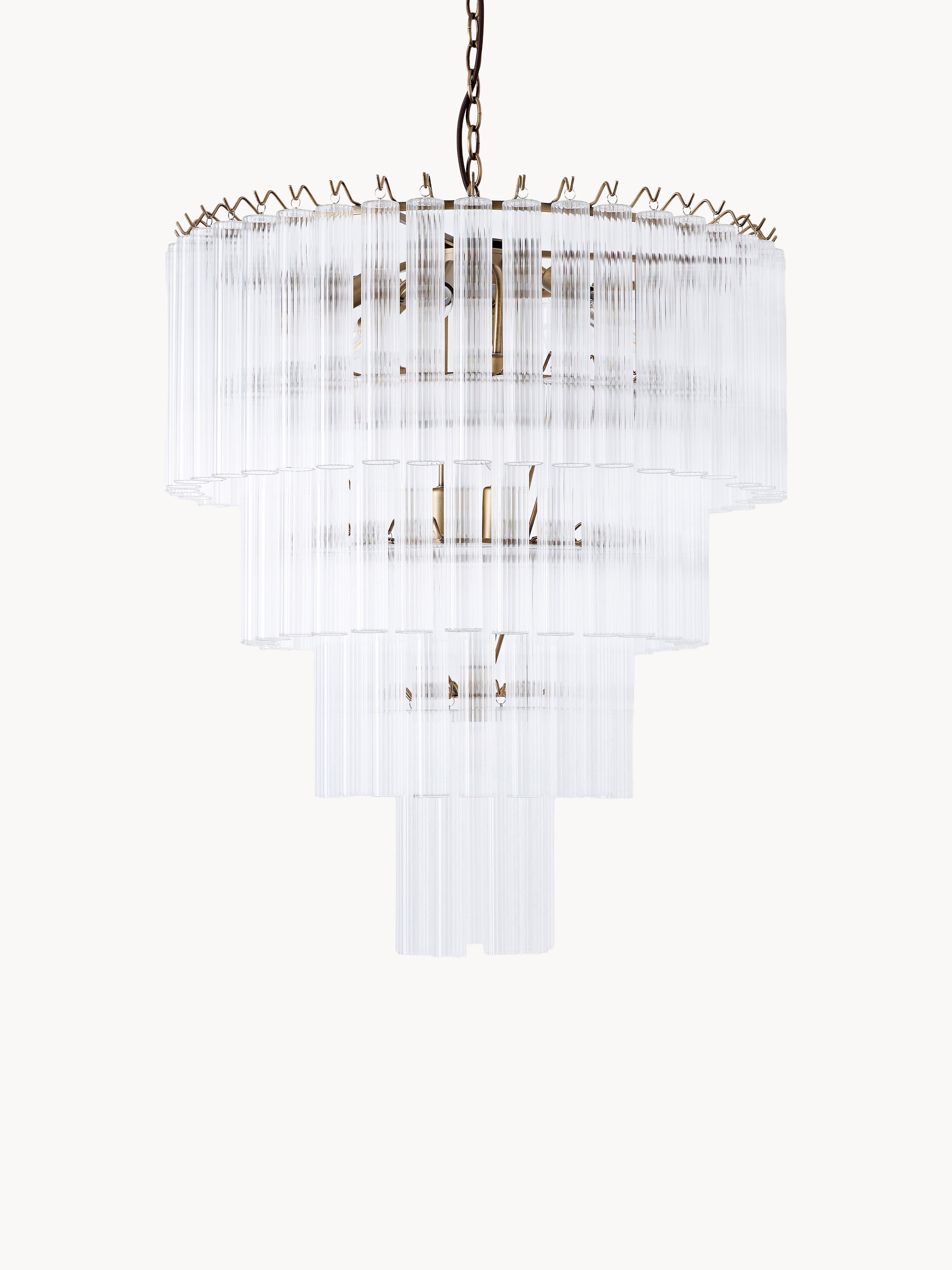 Gallery image 1 - Large Glass Chandelier Janae