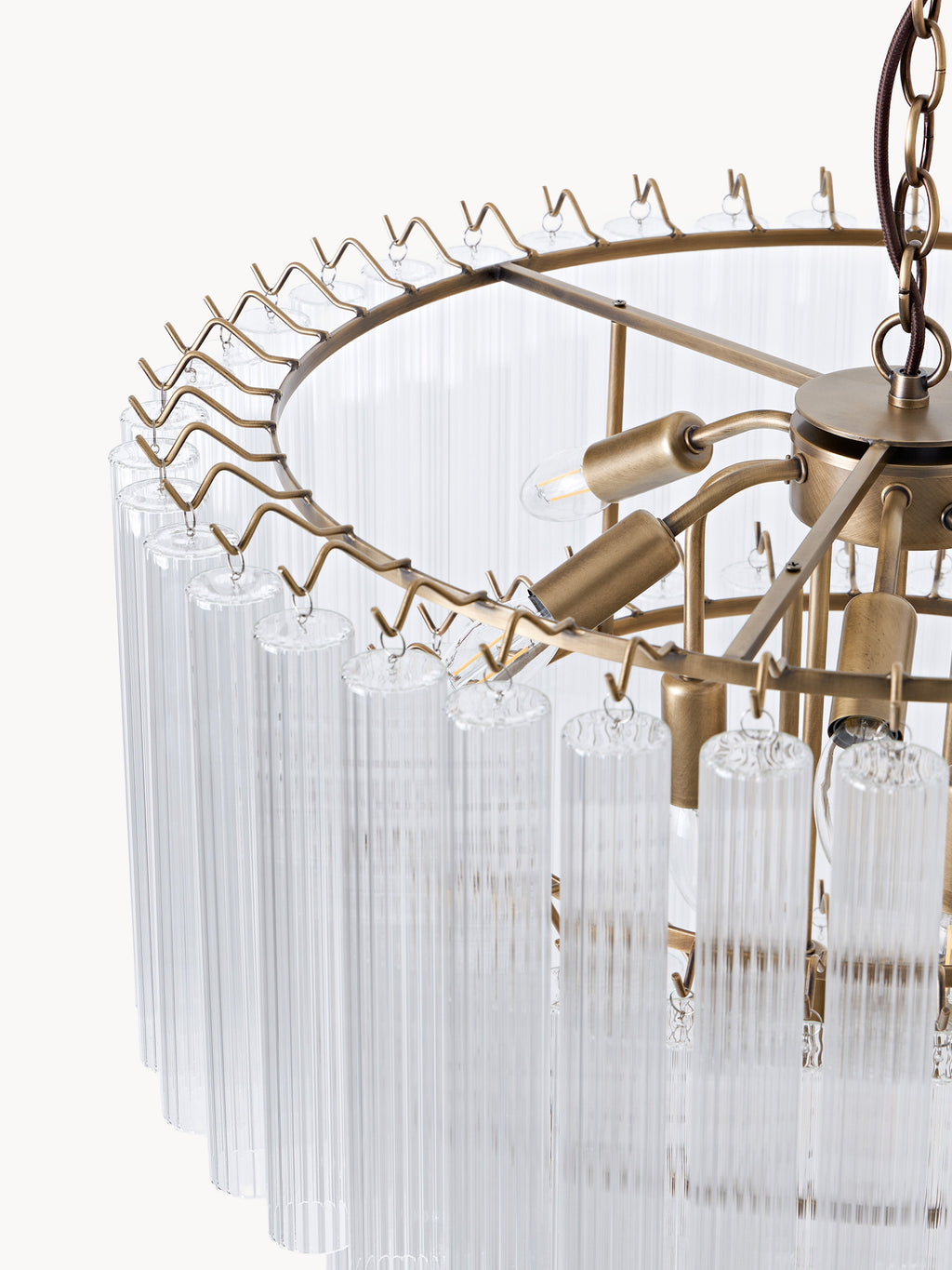 Janae Large Glass Chandelier