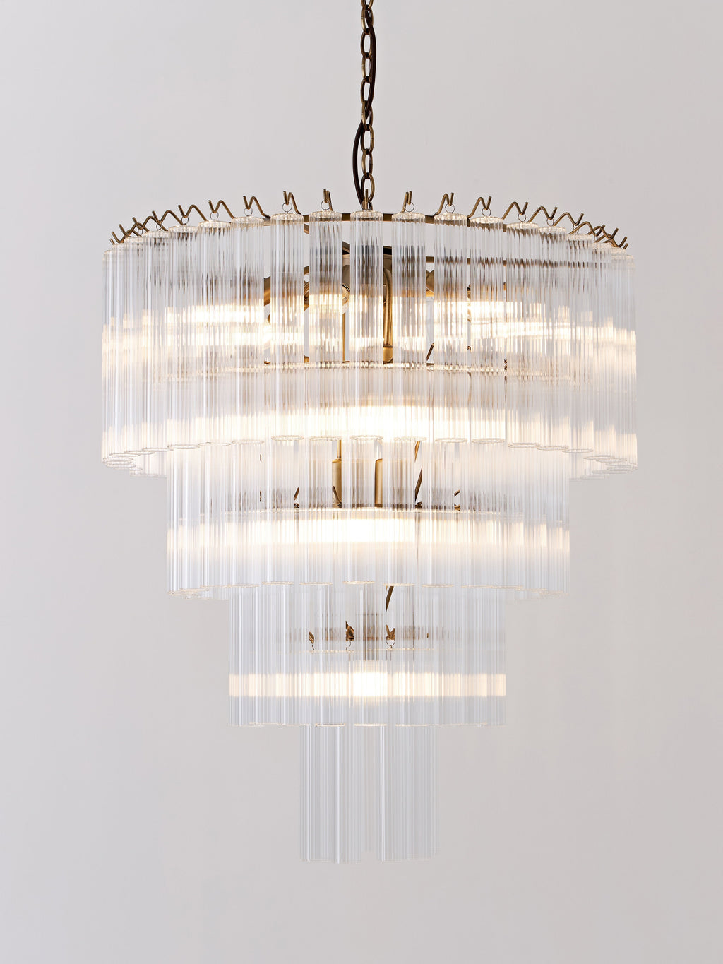 Janae Large Glass Chandelier