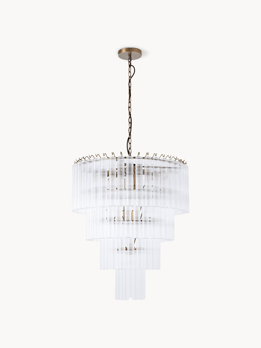 Janae Large Glass Chandelier