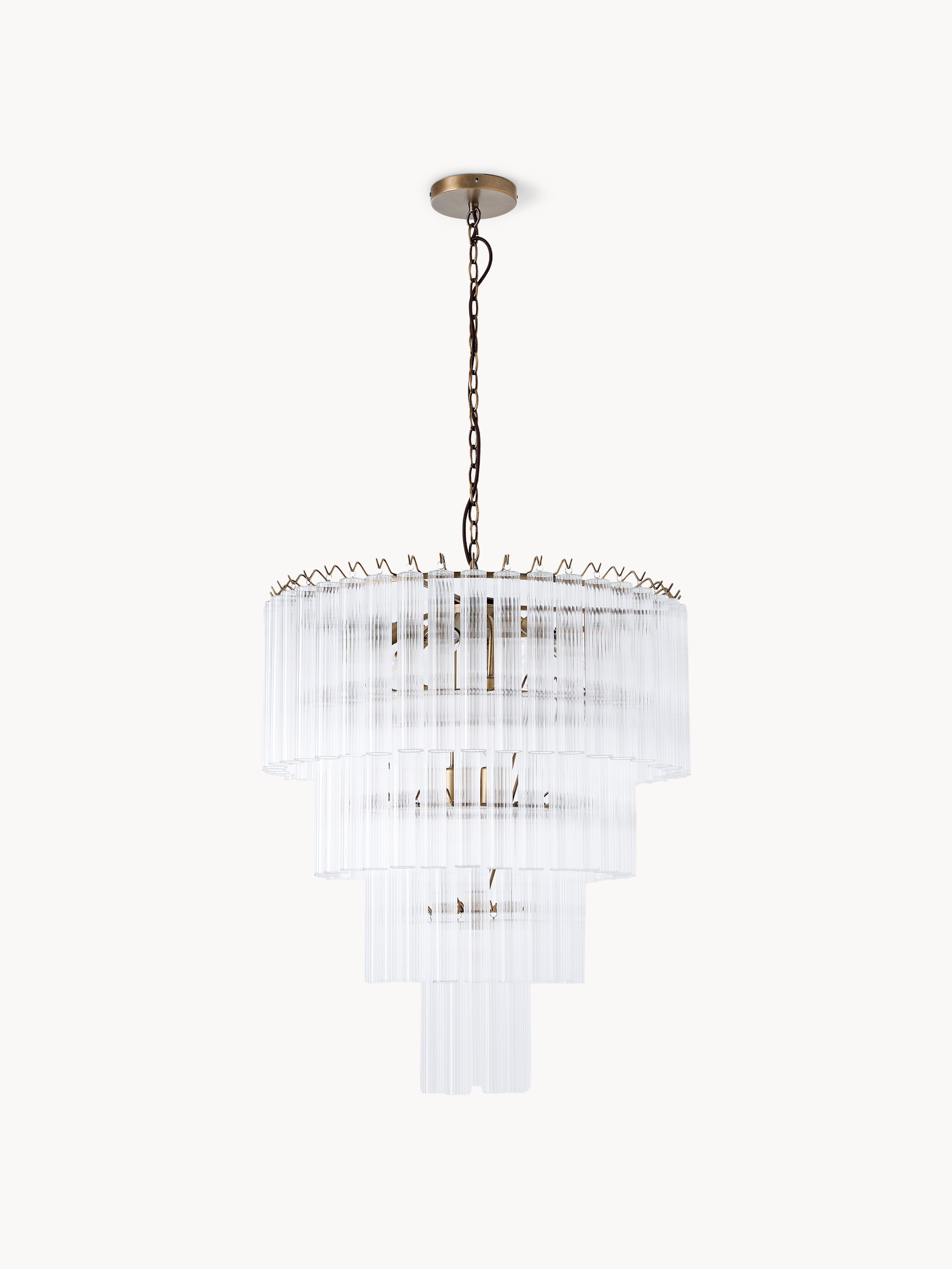 Janae Large Glass Chandelier