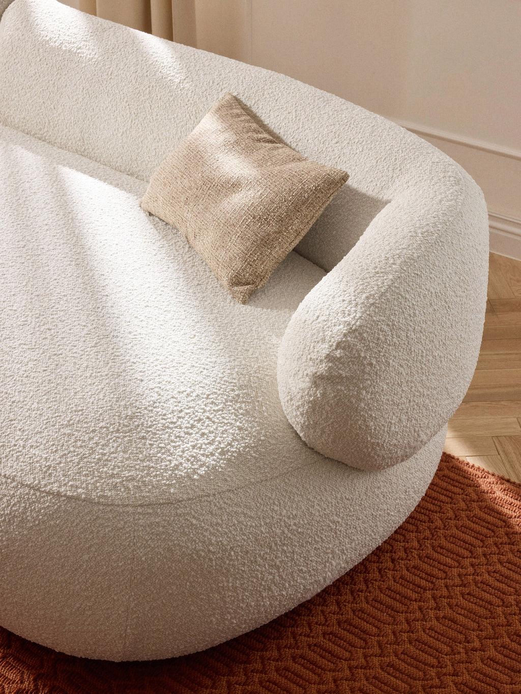 Alba Bouclé Sofa (3-seater)